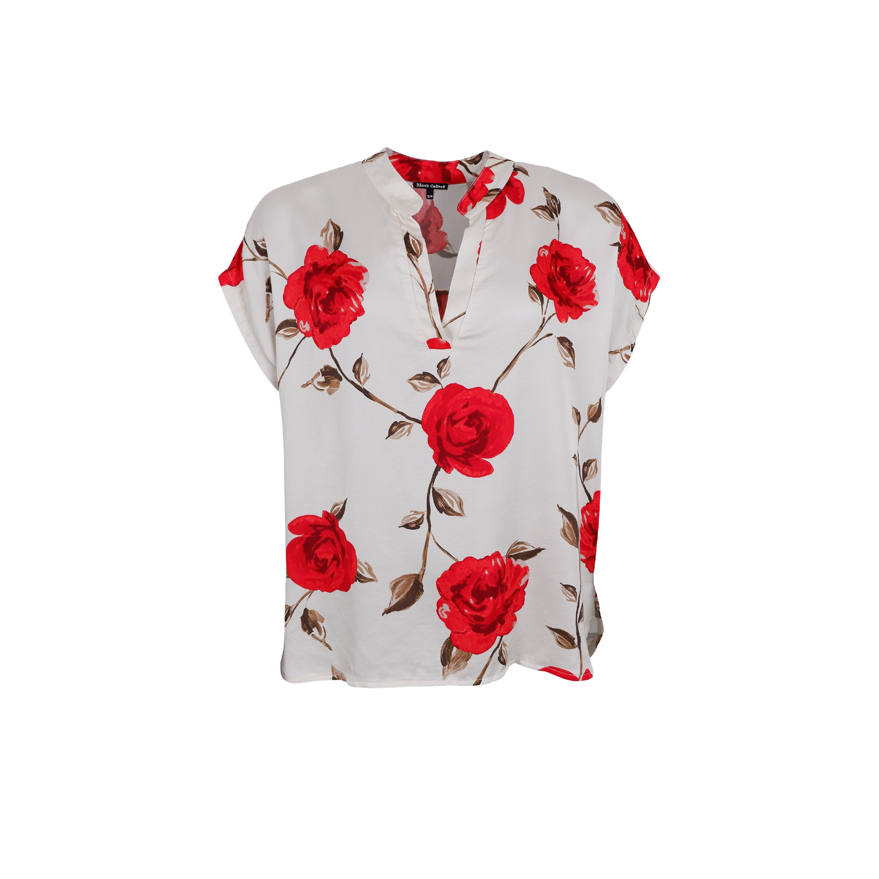 Black Colour Bluse - BcTilly Rose Bluse i Rød