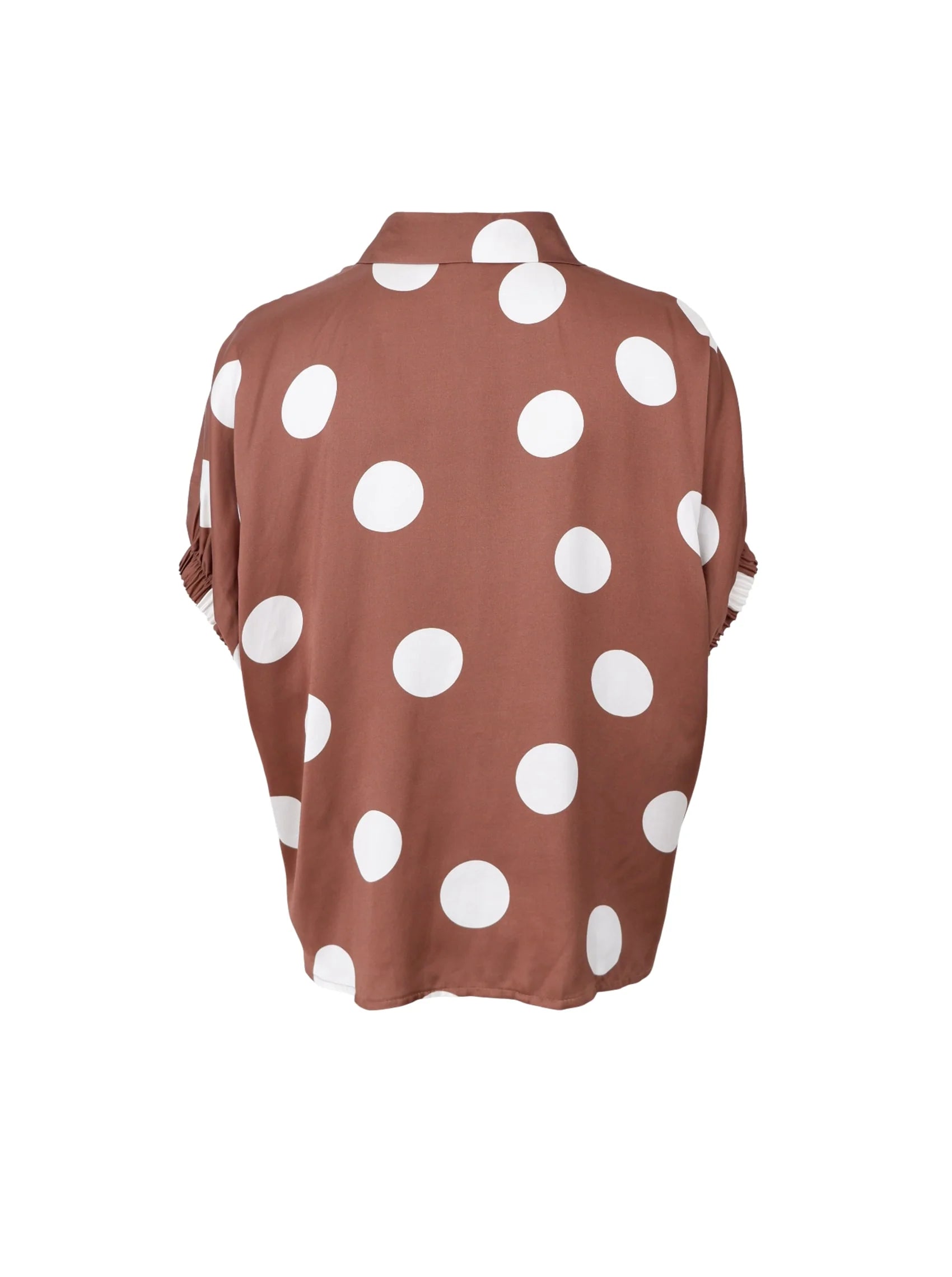 Black Colour Bluse - BcMabel Bluse i Mocca Dots