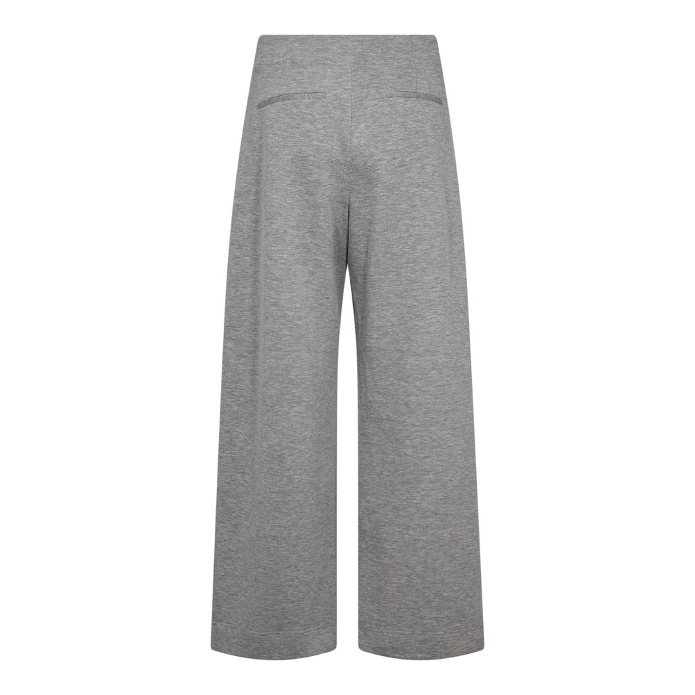 Co´Couture Bukser - LanceCC Pleat Sweat Bukser i Grey Melange
