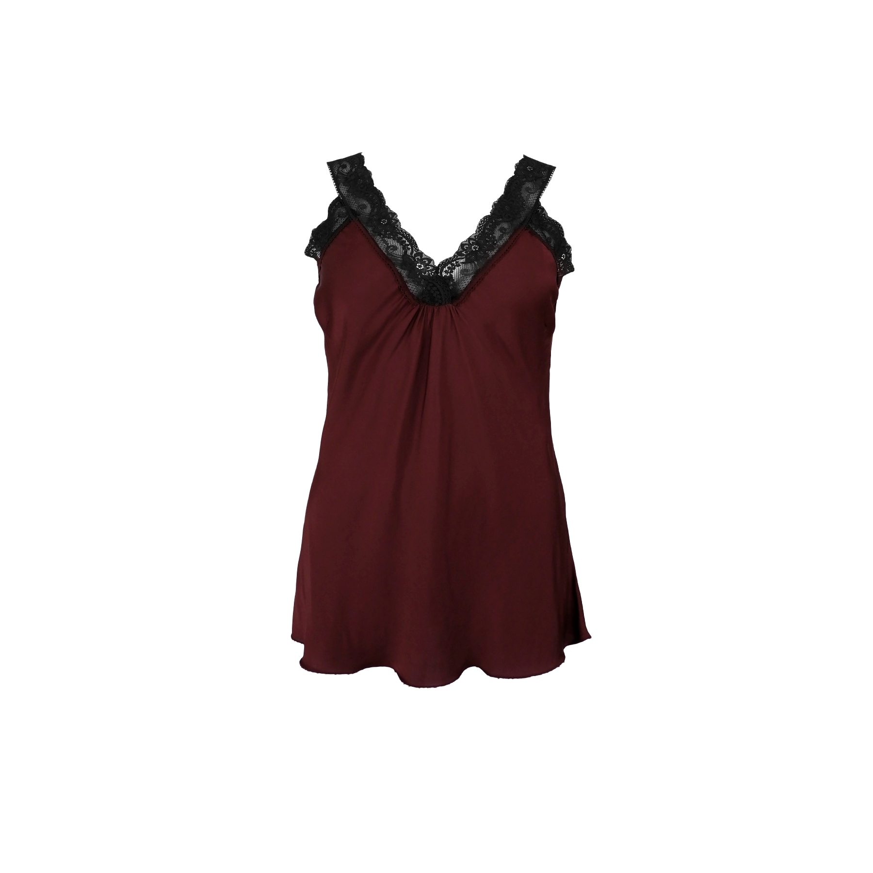 Black Colour Top - BcBea Lace Top i Plum