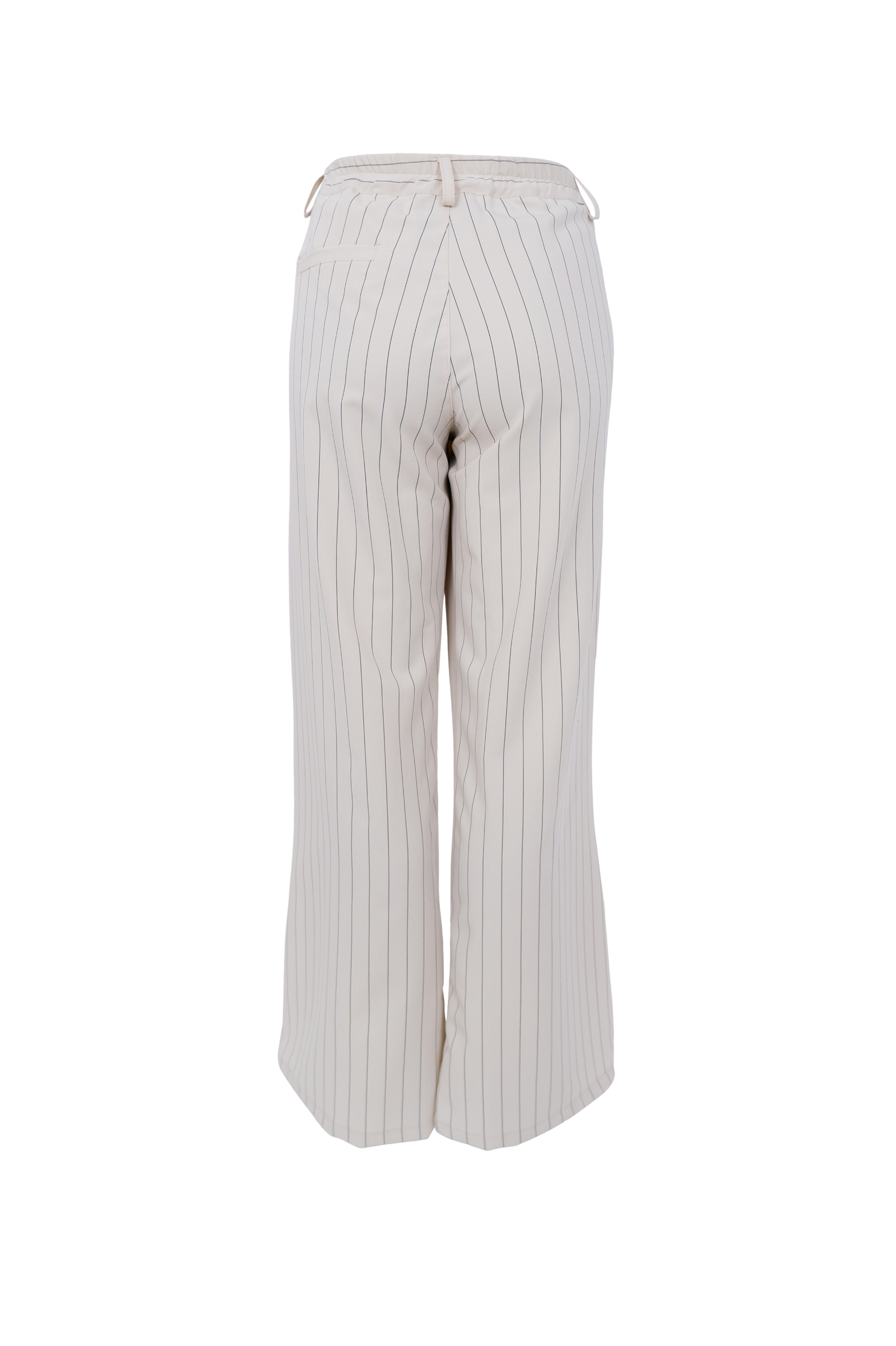 Black Colour Bukser - BcNapoli Box Bukser i Off-White Strib