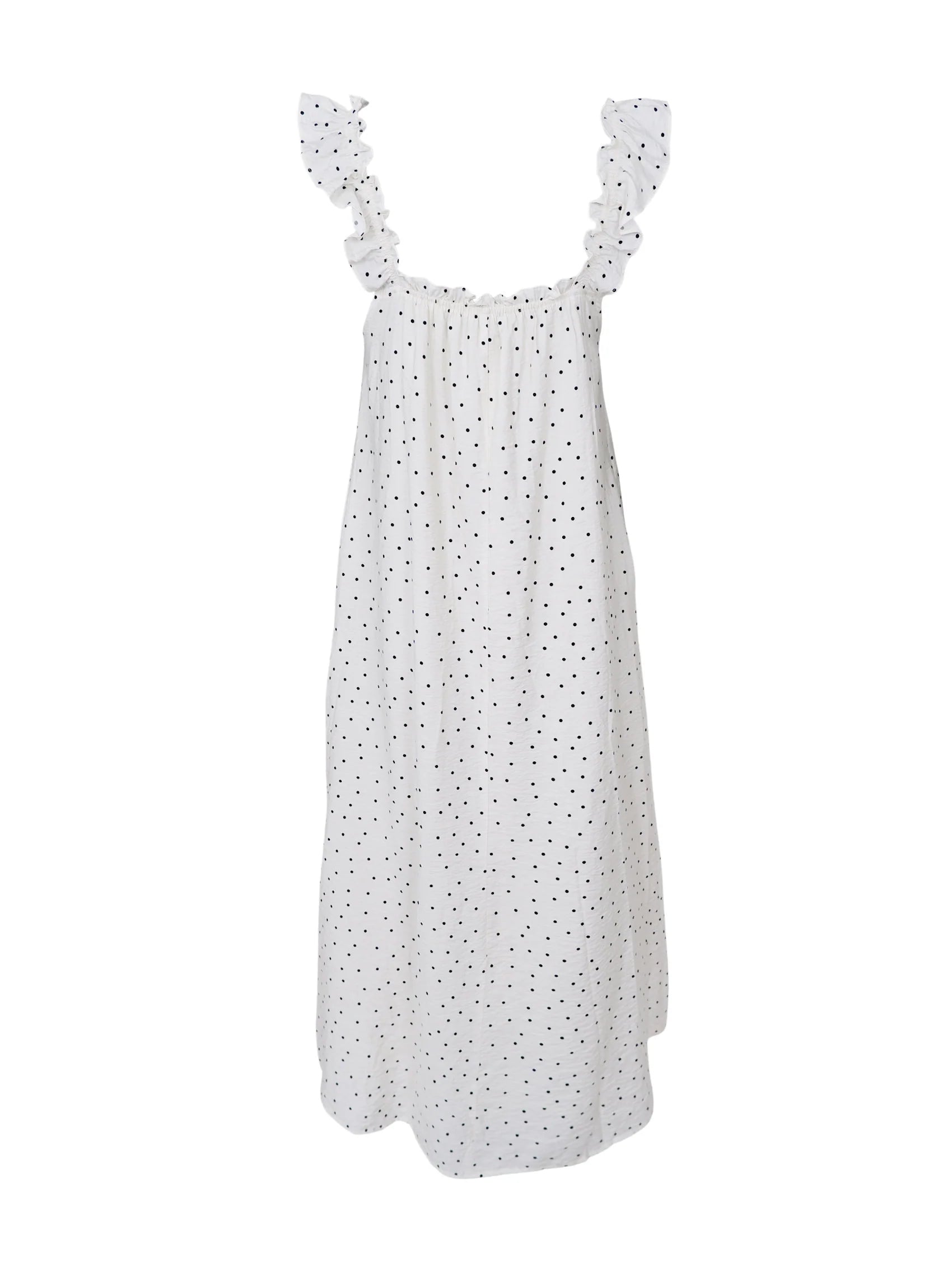 Black Colour Kjole - BcBenedikt Kjole i Off-White Dots