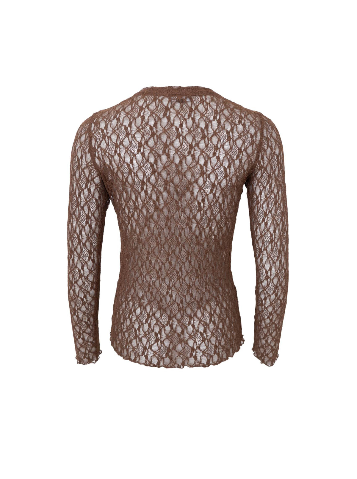 Black Colour Mesh - BcCecily Mesh Bluse i Coffee