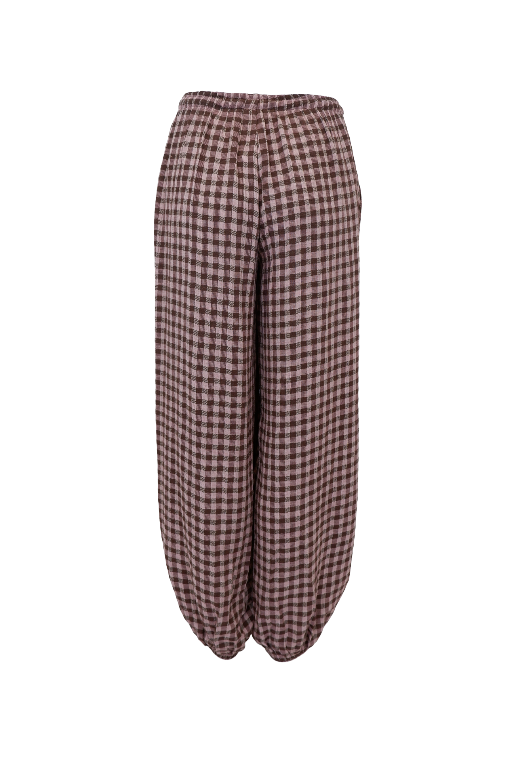 Black Colour Bukser - BcMalle Ballon Bukser i Brown Check
