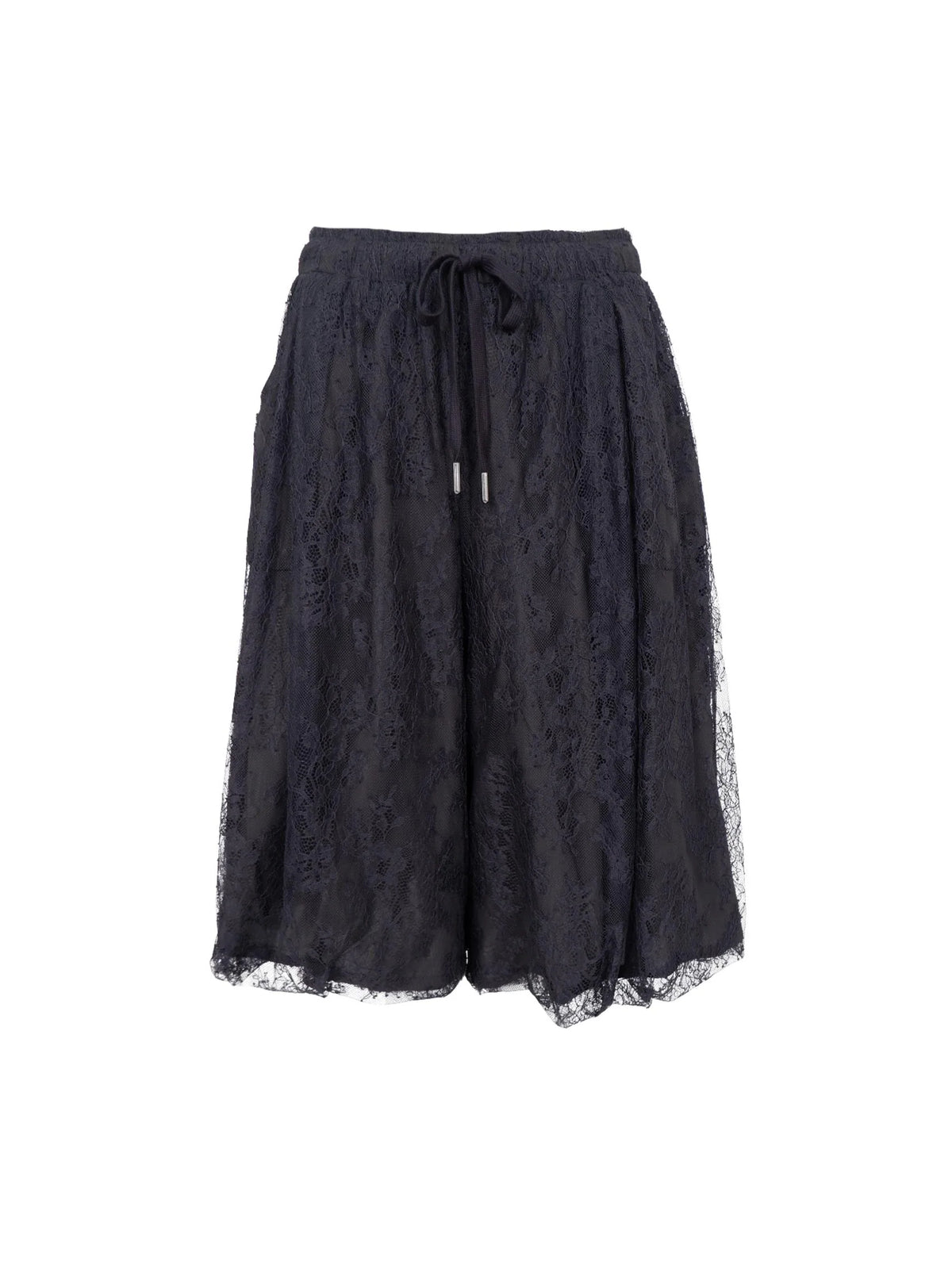 Black Colour Shorts - BcVickie Lace Split Nederdel i Sort Lace