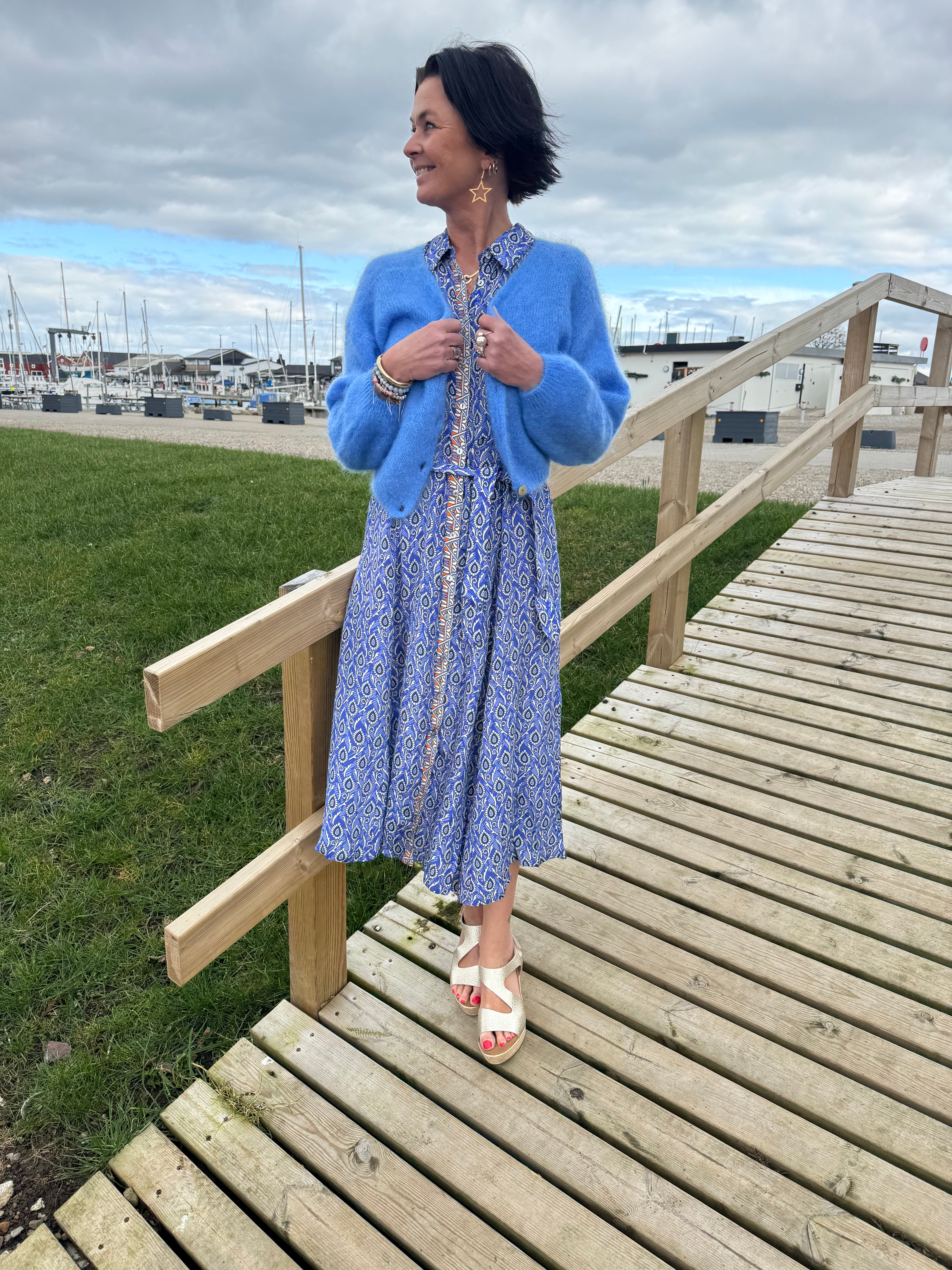 Lollys Laundry Kjole - BlakeLL Maxi Kjole i Blå