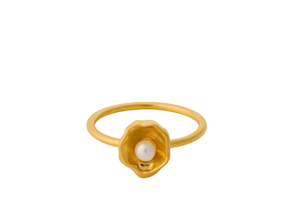 Pernille Corydon Fingerring - Hidden Pearl Ring