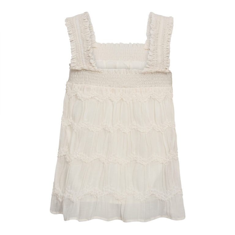 Co´Couture Top - JerryCC Smock Top i Off-white