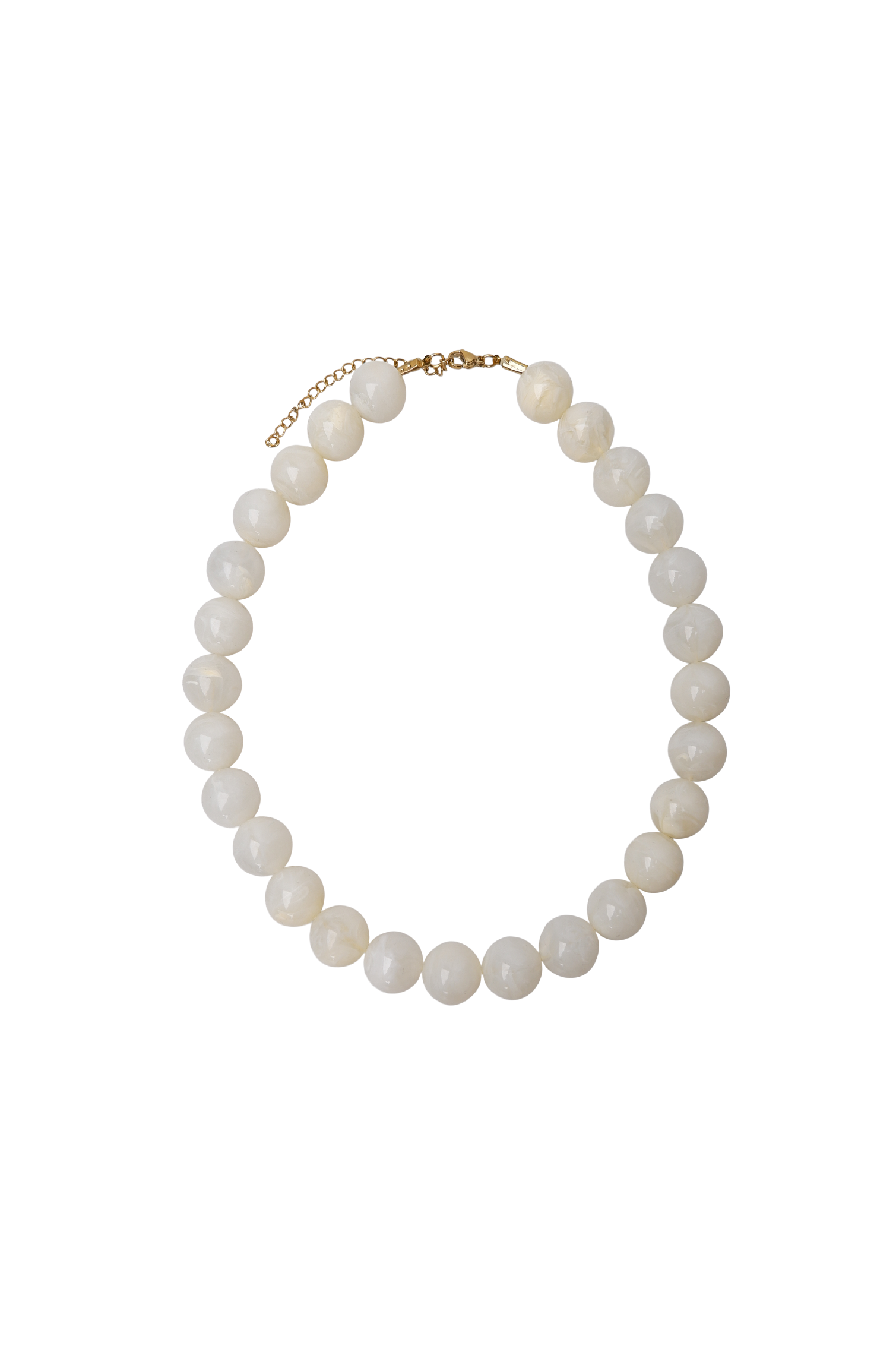 Black Colour Halskæde - BcMilova Halskæde i Creme