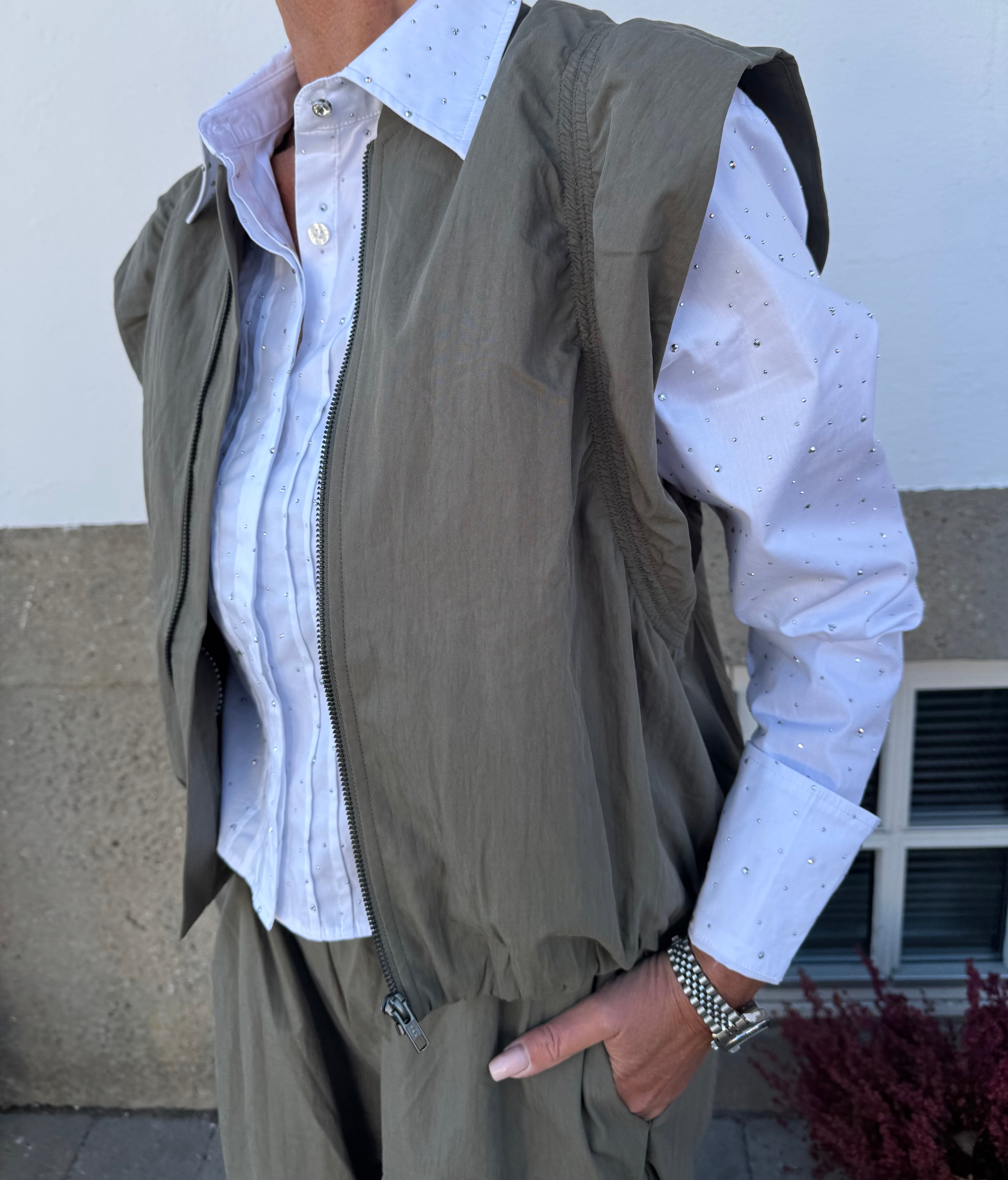 Co´Couture Vest - AcasiaCC Vest i Army