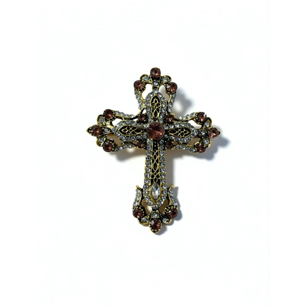 Tim & Simonsen Broche - 679 Pin Kort Broche i Forgyldt