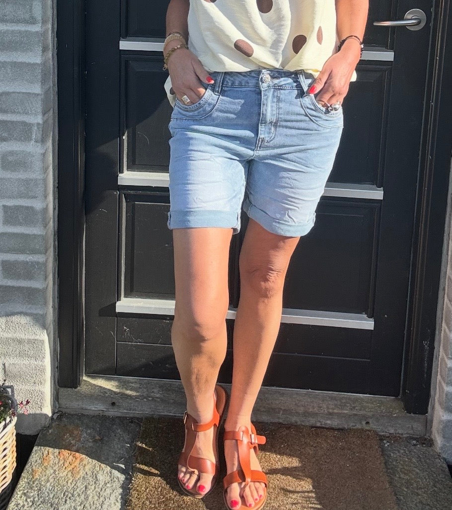 MARTA du château Shorts - S26157 MdcSamara Shorts i Denim
