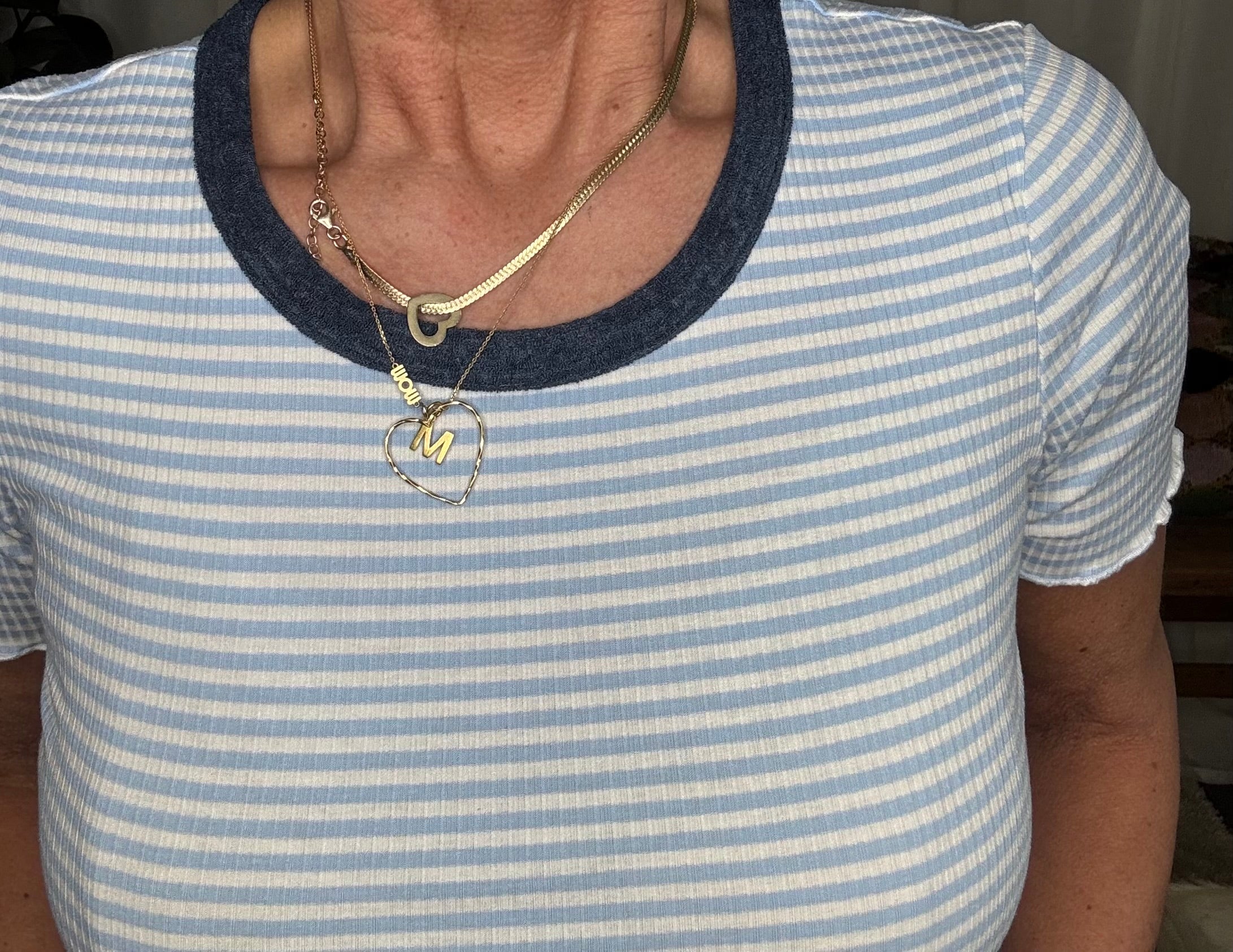 Nümph Bluse - NuLira T-shirt i Cerulean Blå Strib