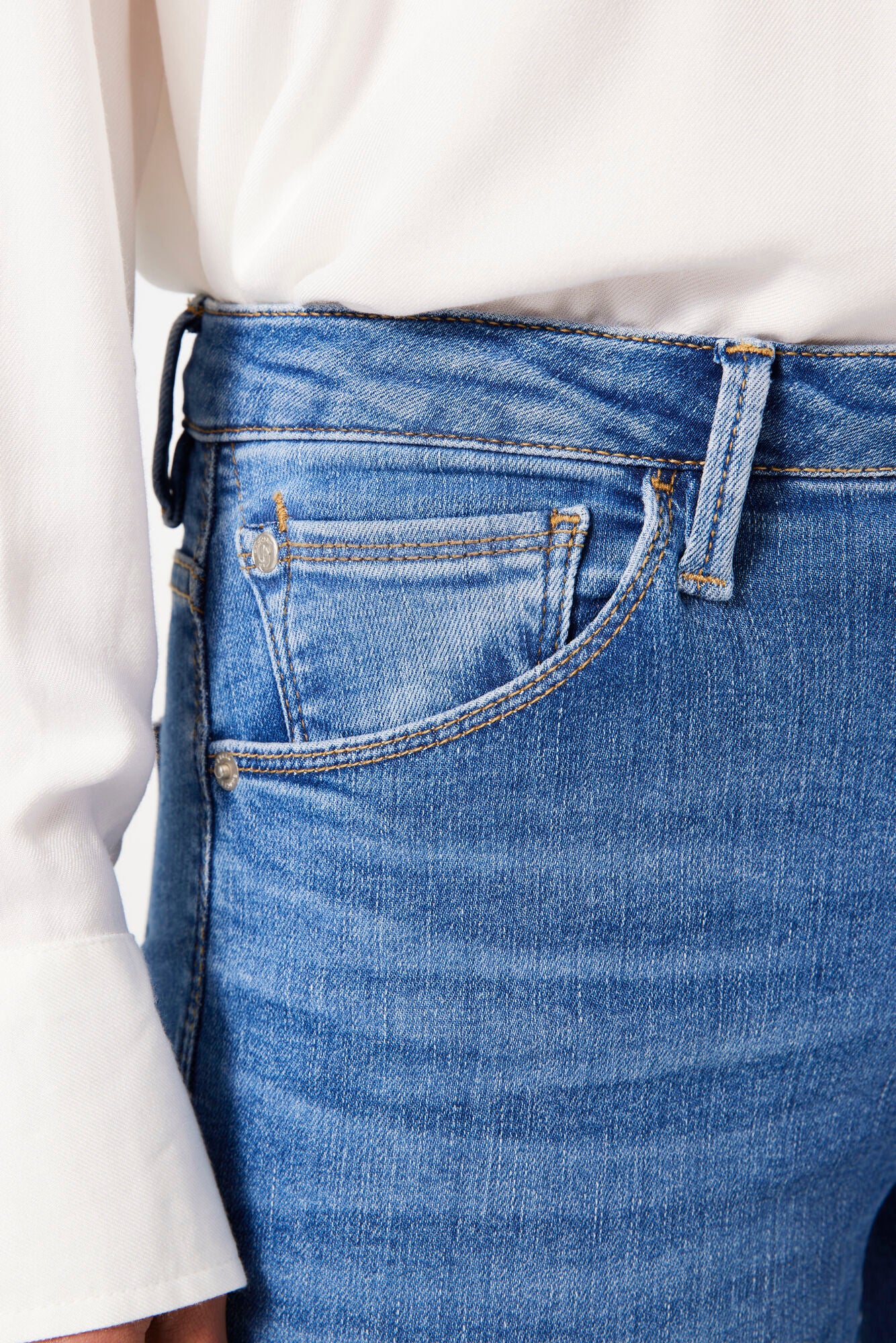 Garcia Jeans - 42536 Celia Straight Fit Jeans i Medium Used