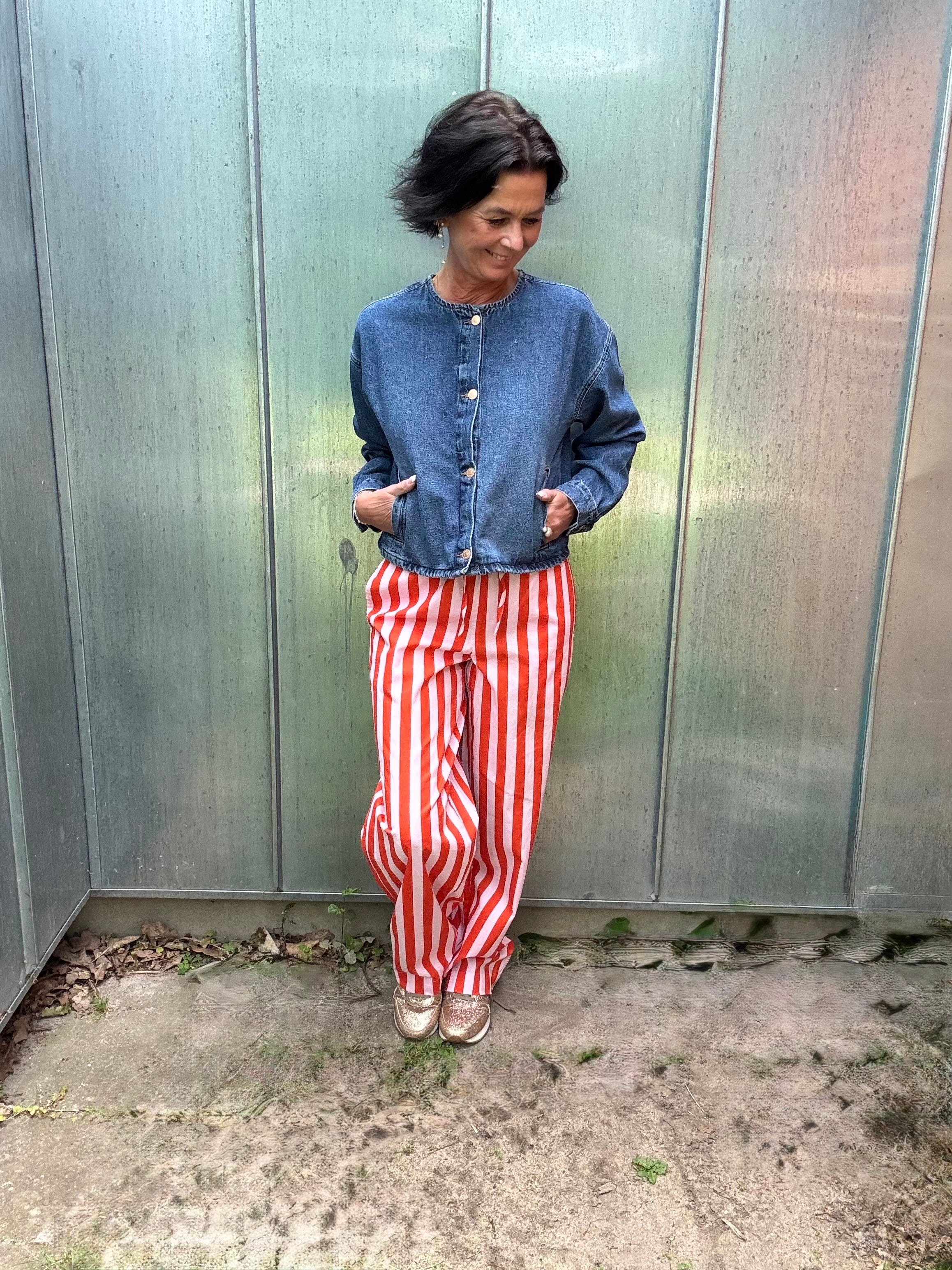 Nümph Jakke - NuCuba Denim Jakke i Classic Blue Denim