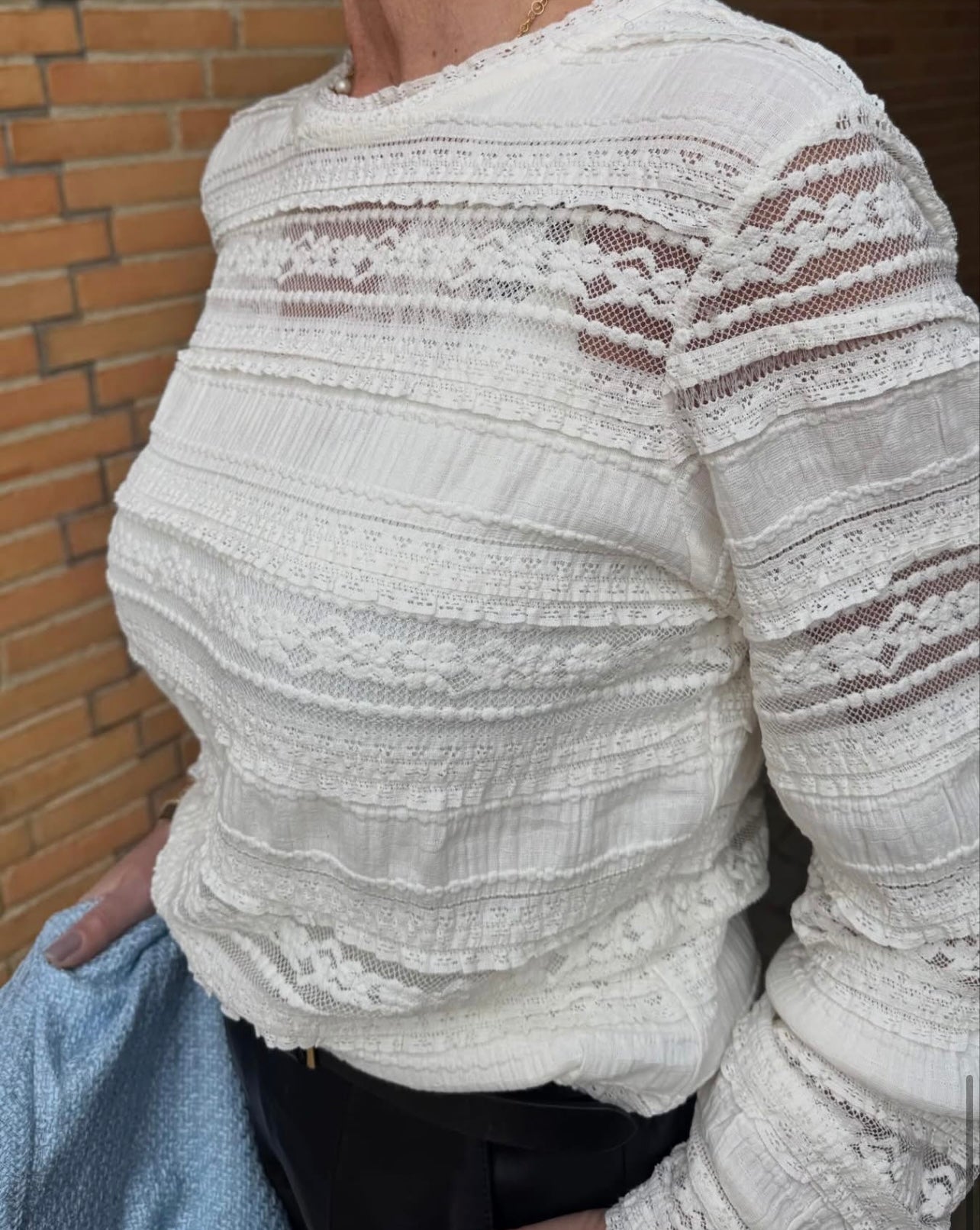 Garcia Bluse - 260010 Blonde Bluse i Ecru