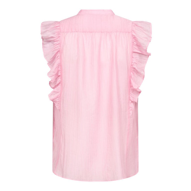 Co´Couture Top - AviCC LAce SS Top i Rosebloom Pink