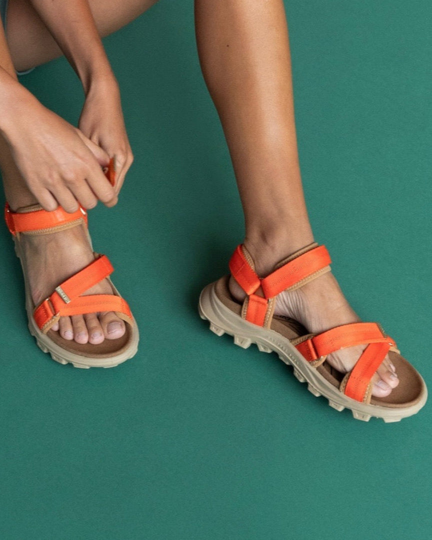 Woden Sandal - Sandie Sandal i Tiger Orange