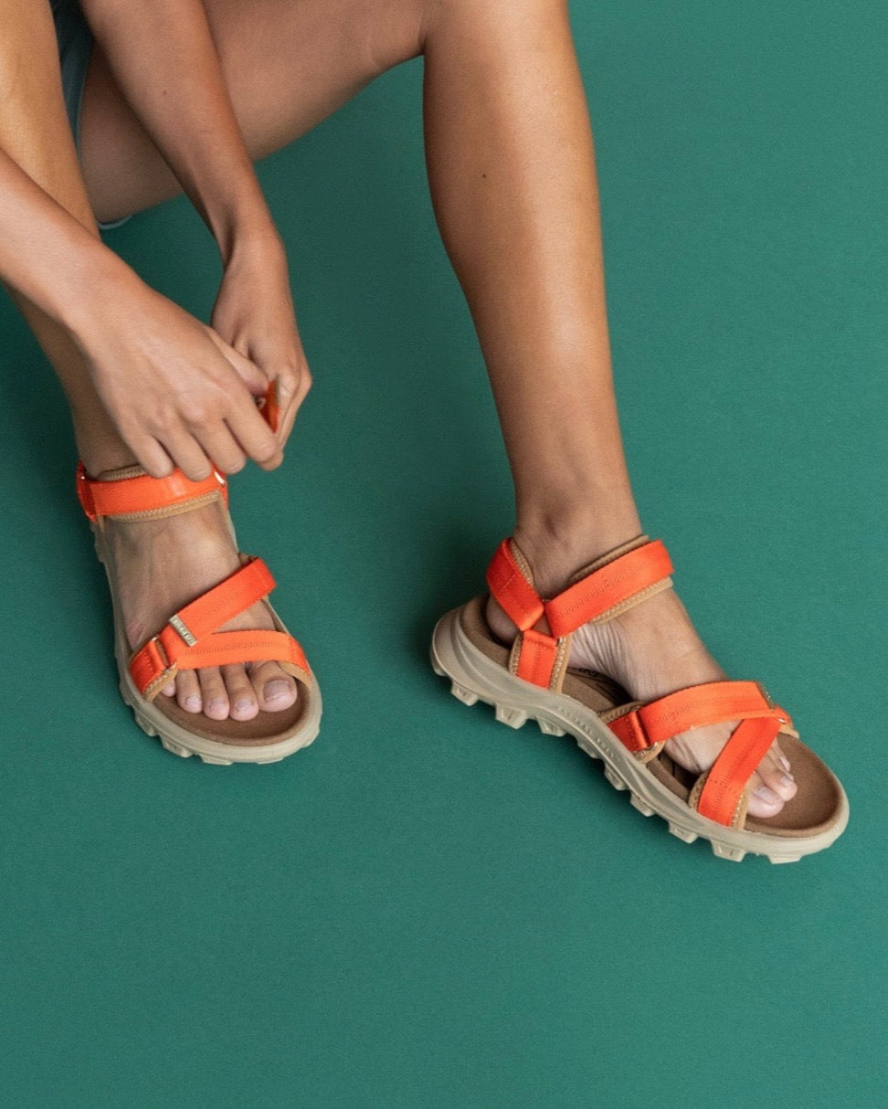 Woden Sandal - Sandie Sandal i Tiger Orange