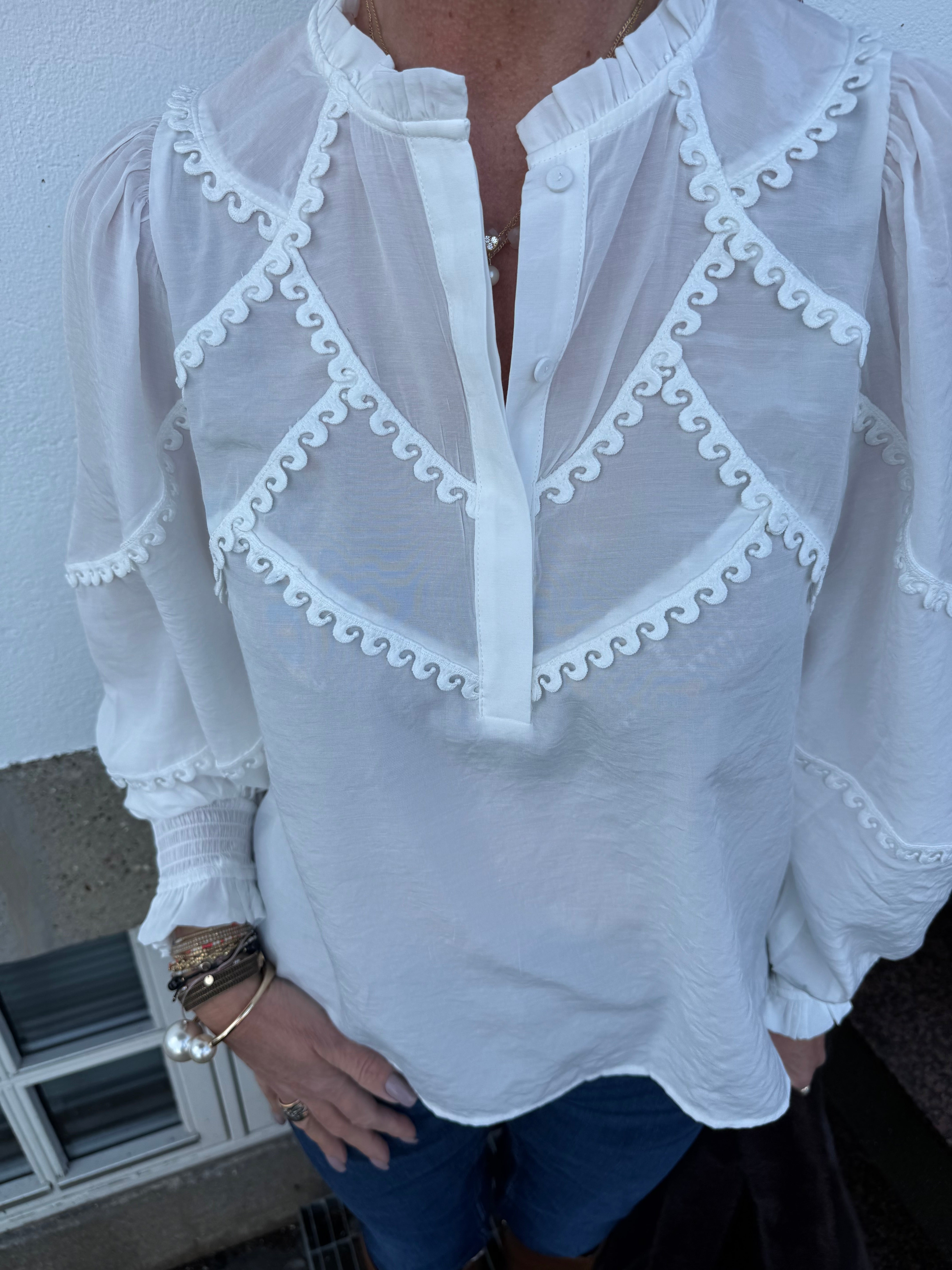 Gossia Bluse - PascaleGO Bluse i Off-White