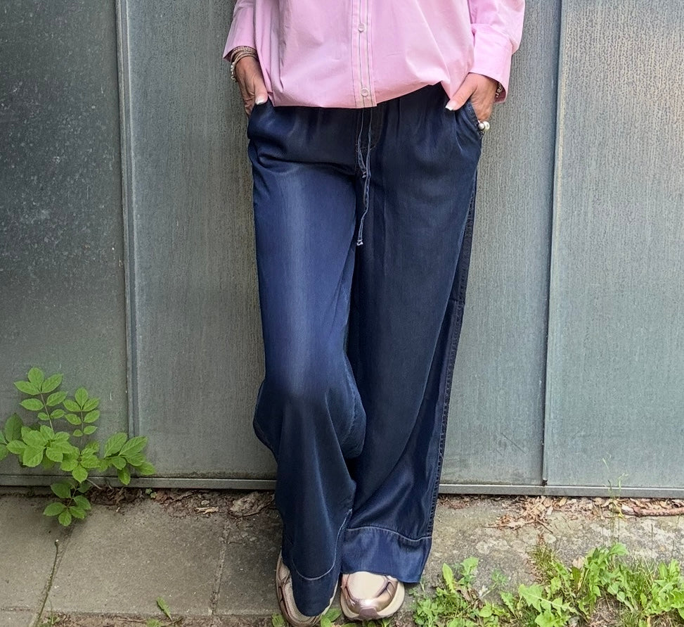 Nümph Bukser - NuMiami Bukser i Dark Blue Denim