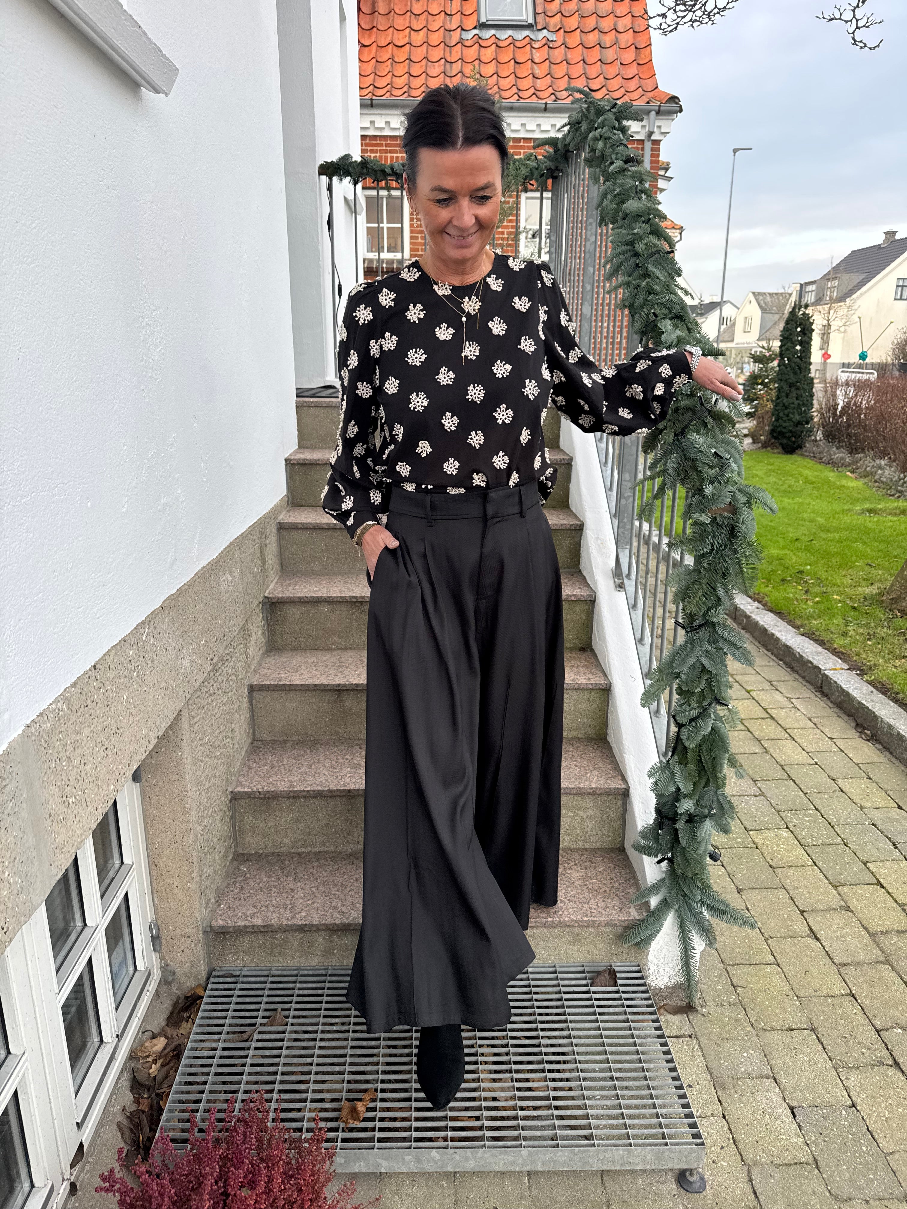 Co´Couture Bluse - MallyCC Bluse i Sort