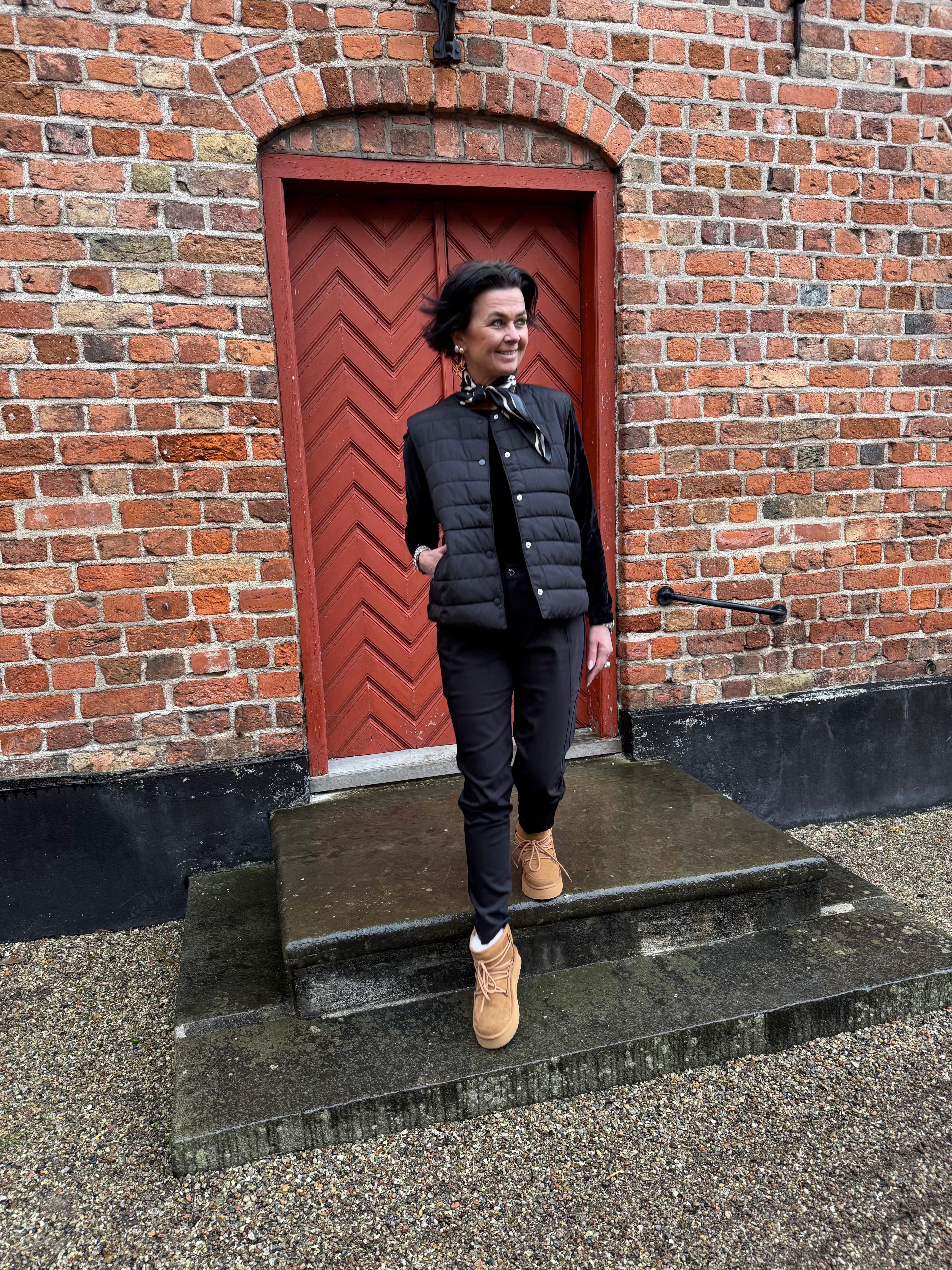 Coster Copenhagen Vest - CC Heart Asta Quiltet Vest i Sort