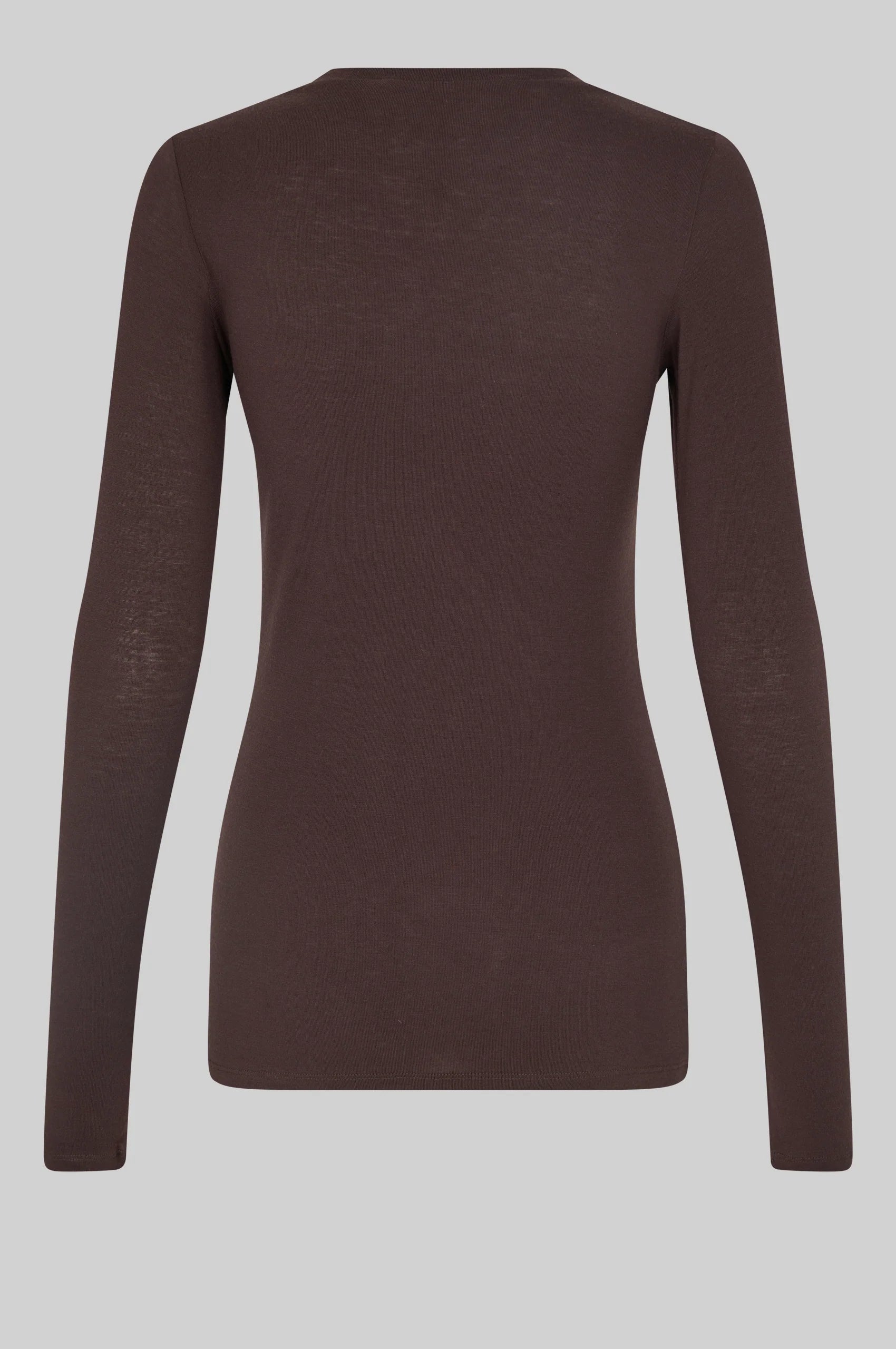 Second Female Bluse - Matima O-Hals Bluse i Chocolate Plum