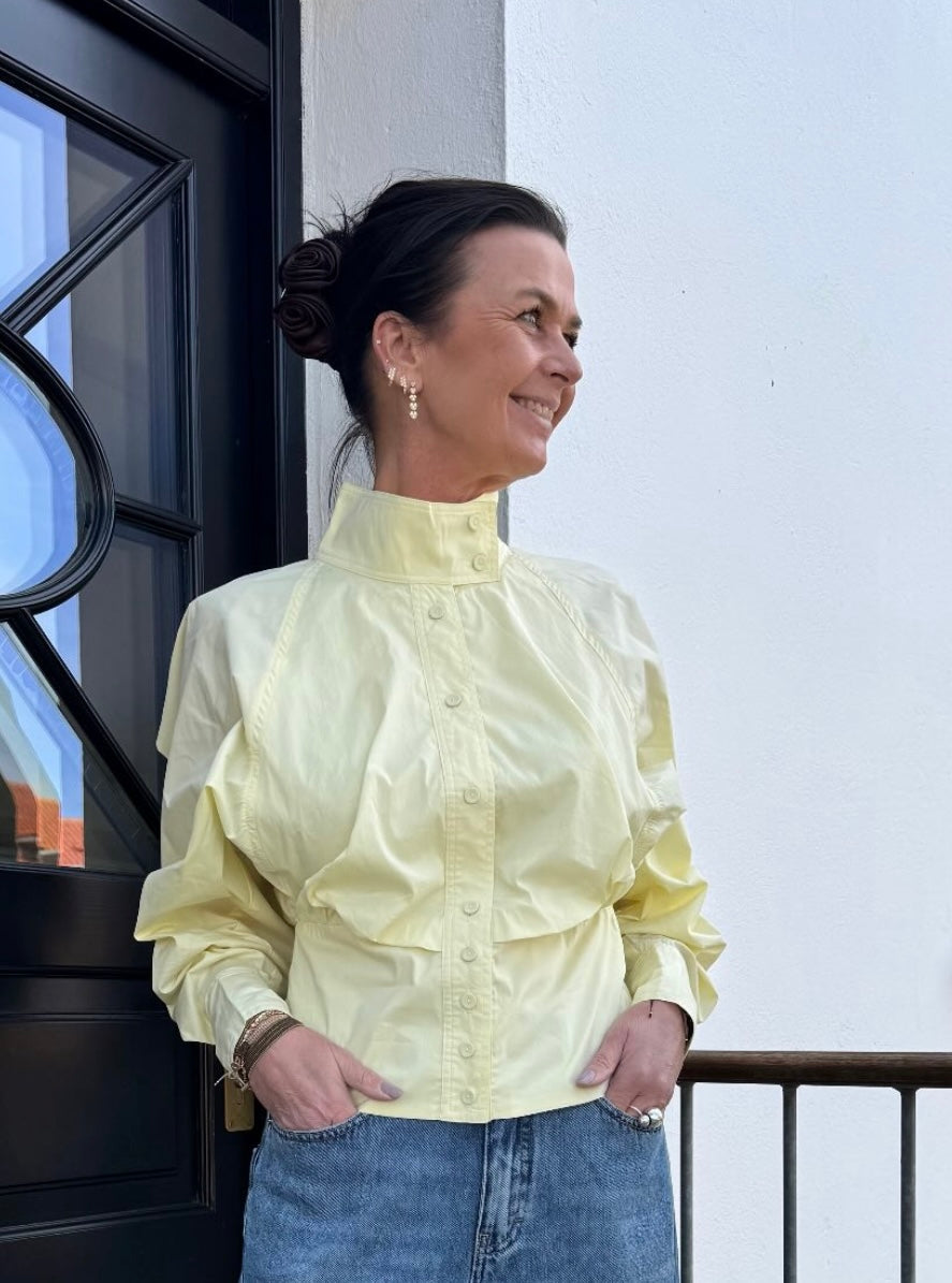 Gossia Skjorte -CharlotteGO Skjorte i Soft Lemon