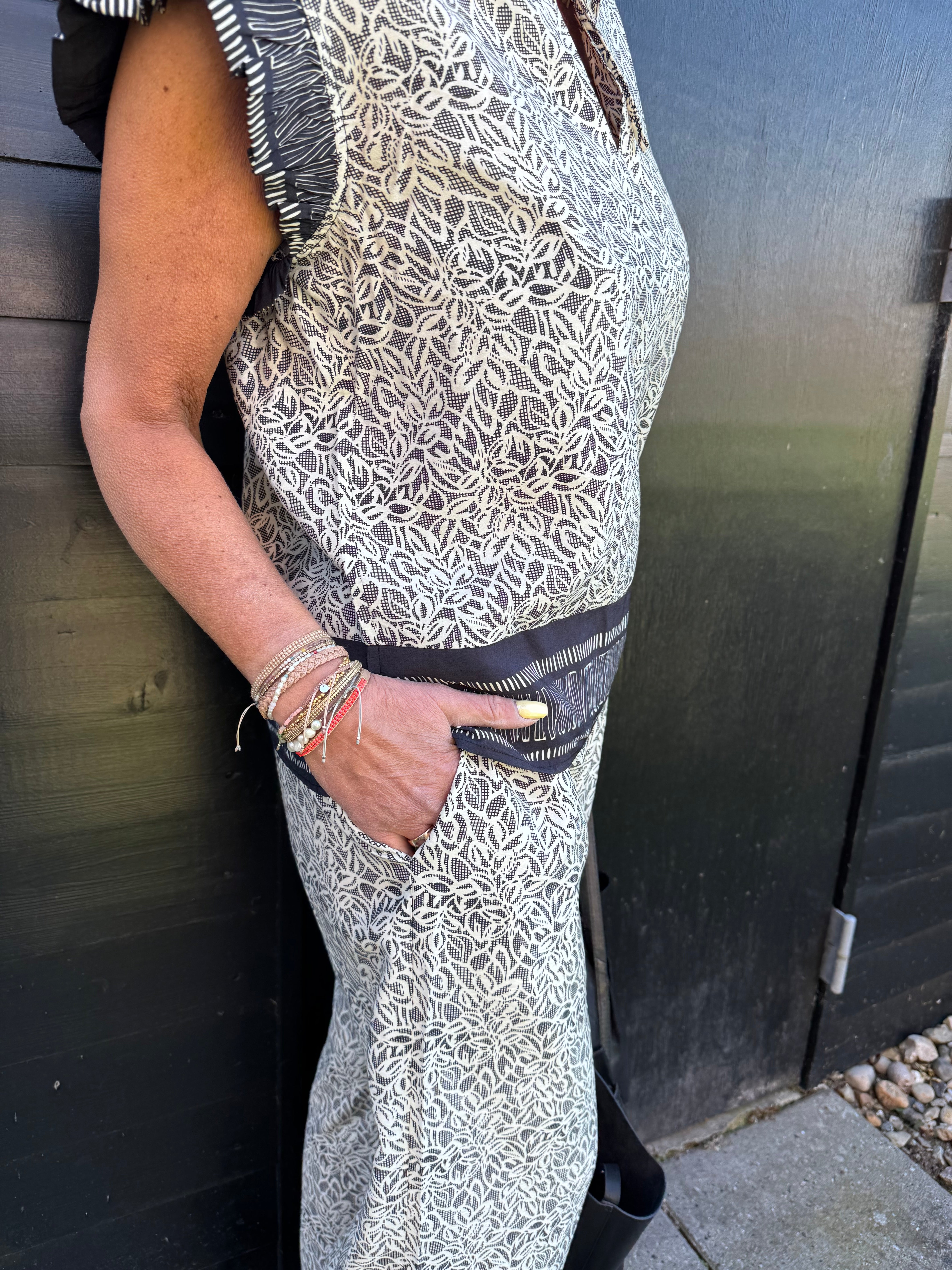 PBO Bukser - Kono Bukser i Black/White