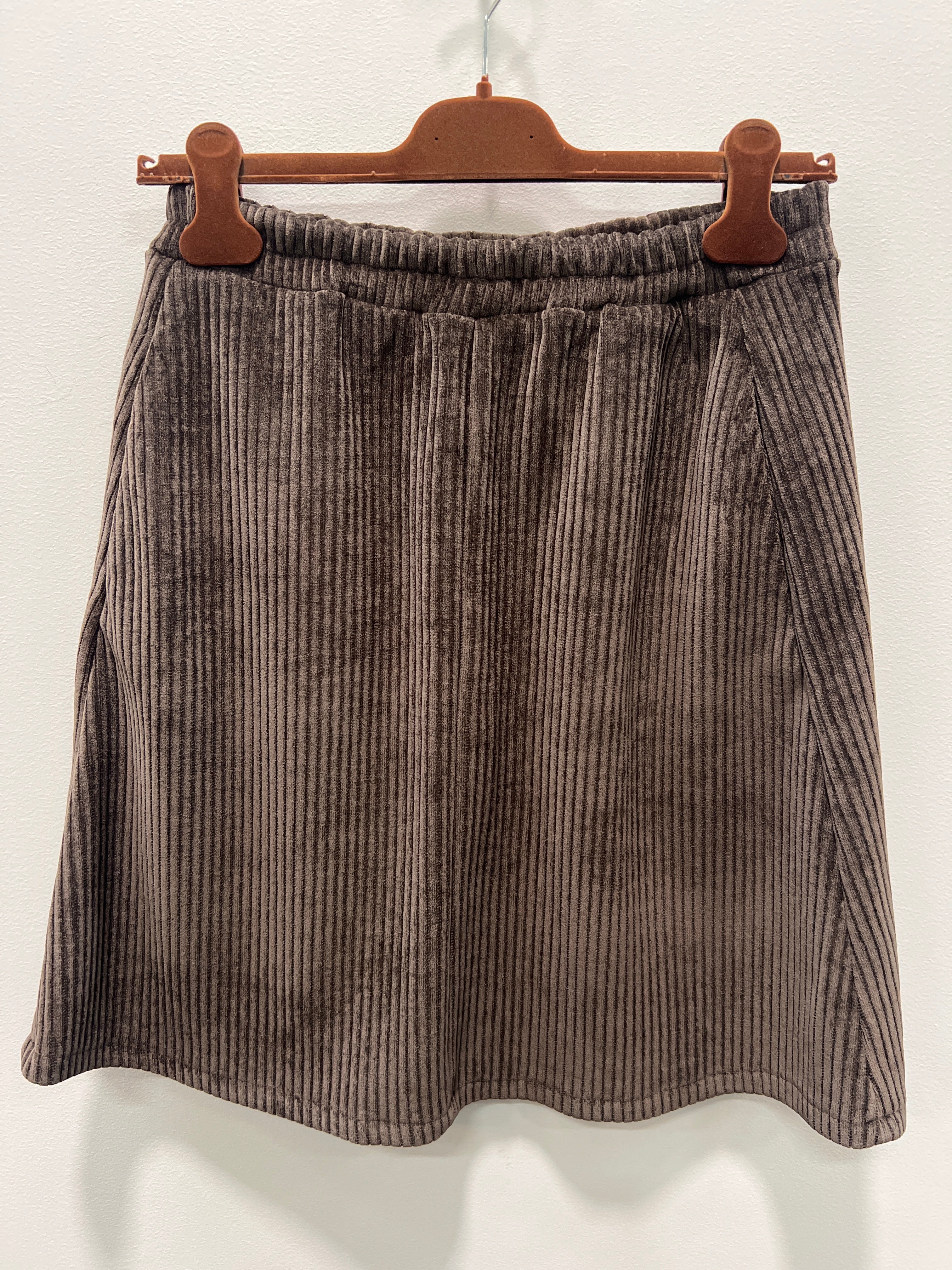 MARTA du château Nederdel - MdcJune Fløjls Nederdel i Moro Brun