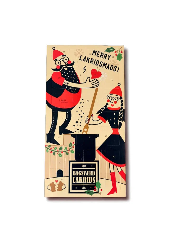 Bagsværd Lakrids Kalender - 2026 Lakrids Jule Kalender Med 26 Låger