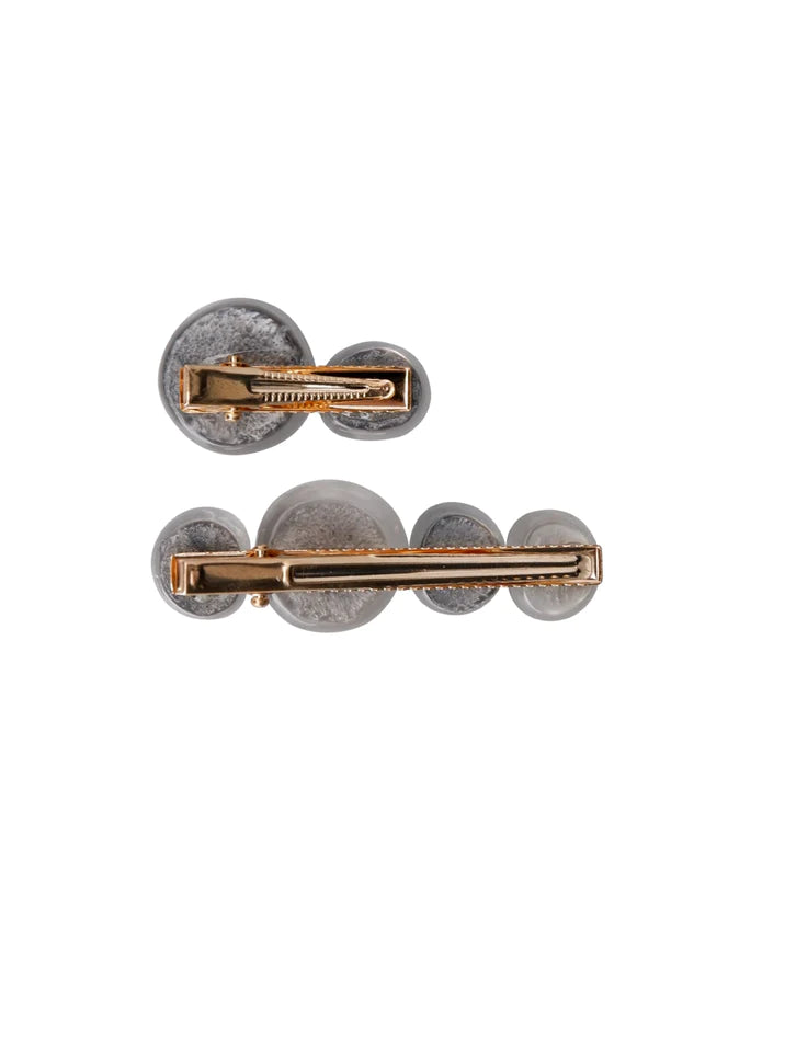 Black Colour Hårspænde - BcLuiza Hårspænde, Sæt af 2, i Grå