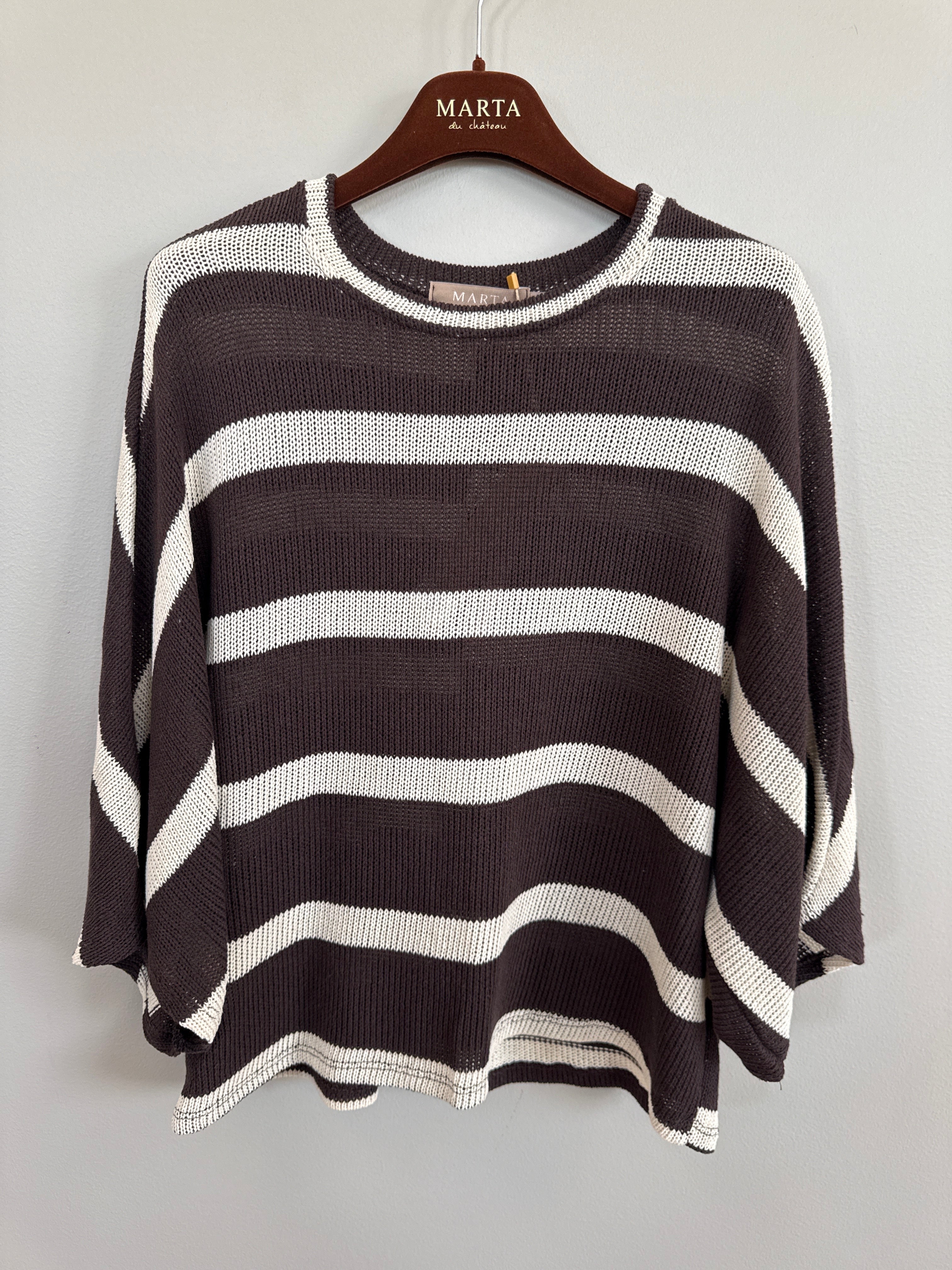 MARTA du château Bluse - 58678 MdcCascade Strik i Moro-Panna