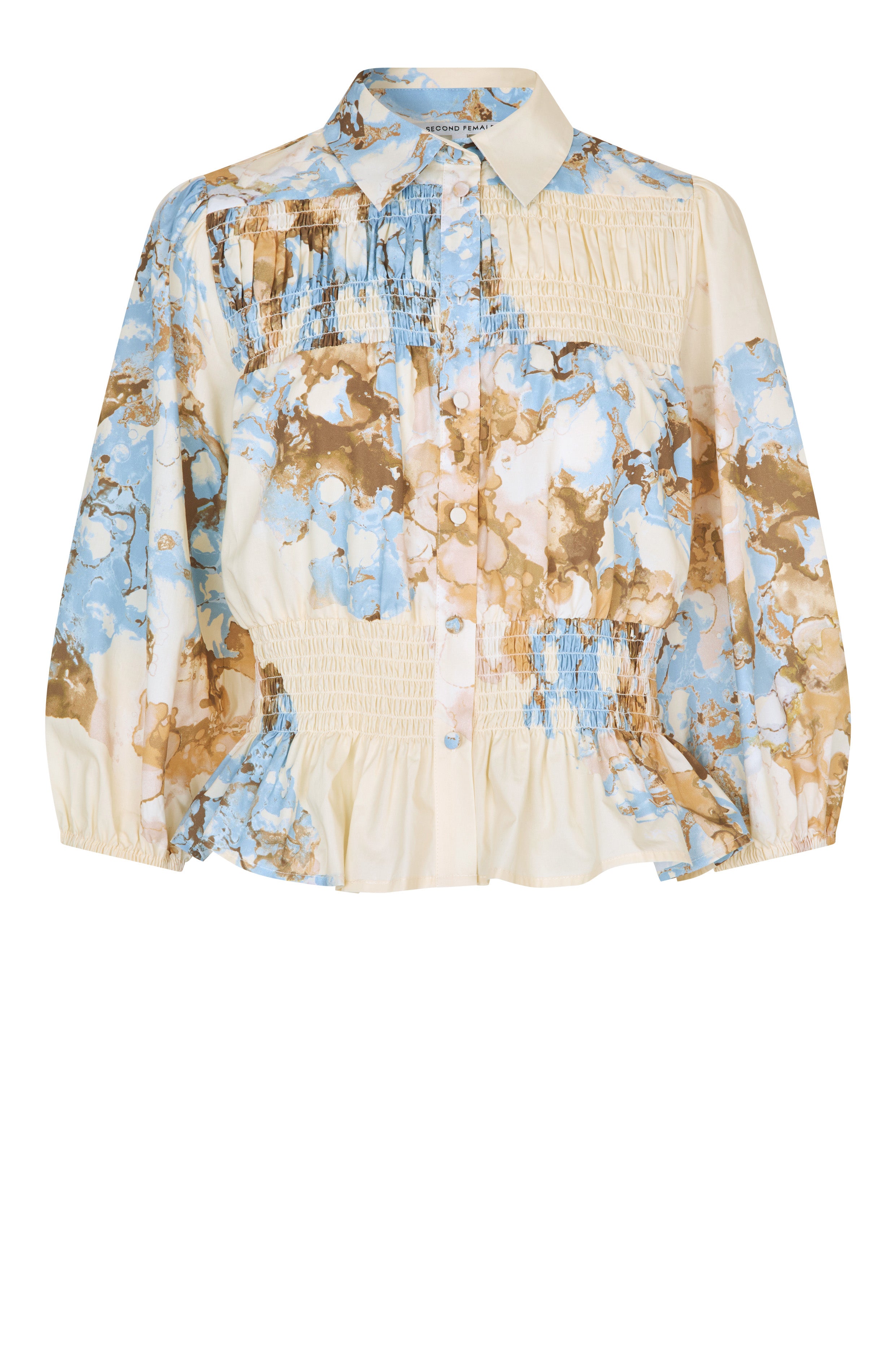 Second Female Bluse - Sirmione Bluse i Windsurfer Sand