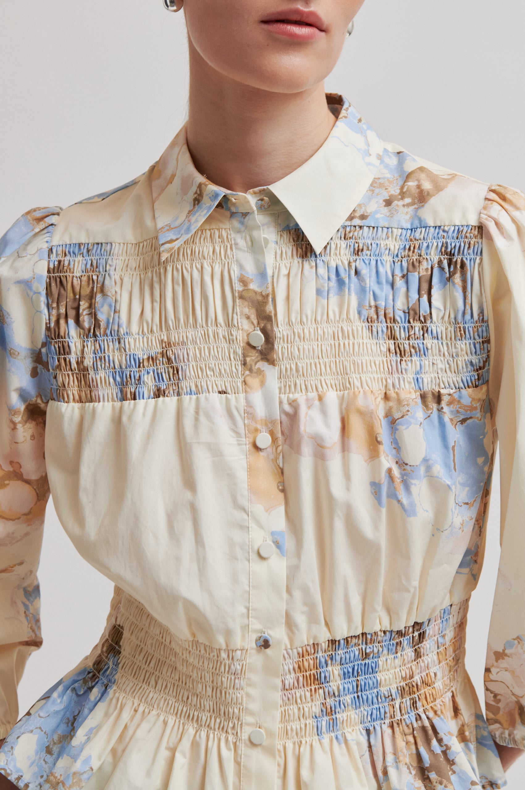 Second Female Bluse - Sirmione Bluse i Windsurfer Sand