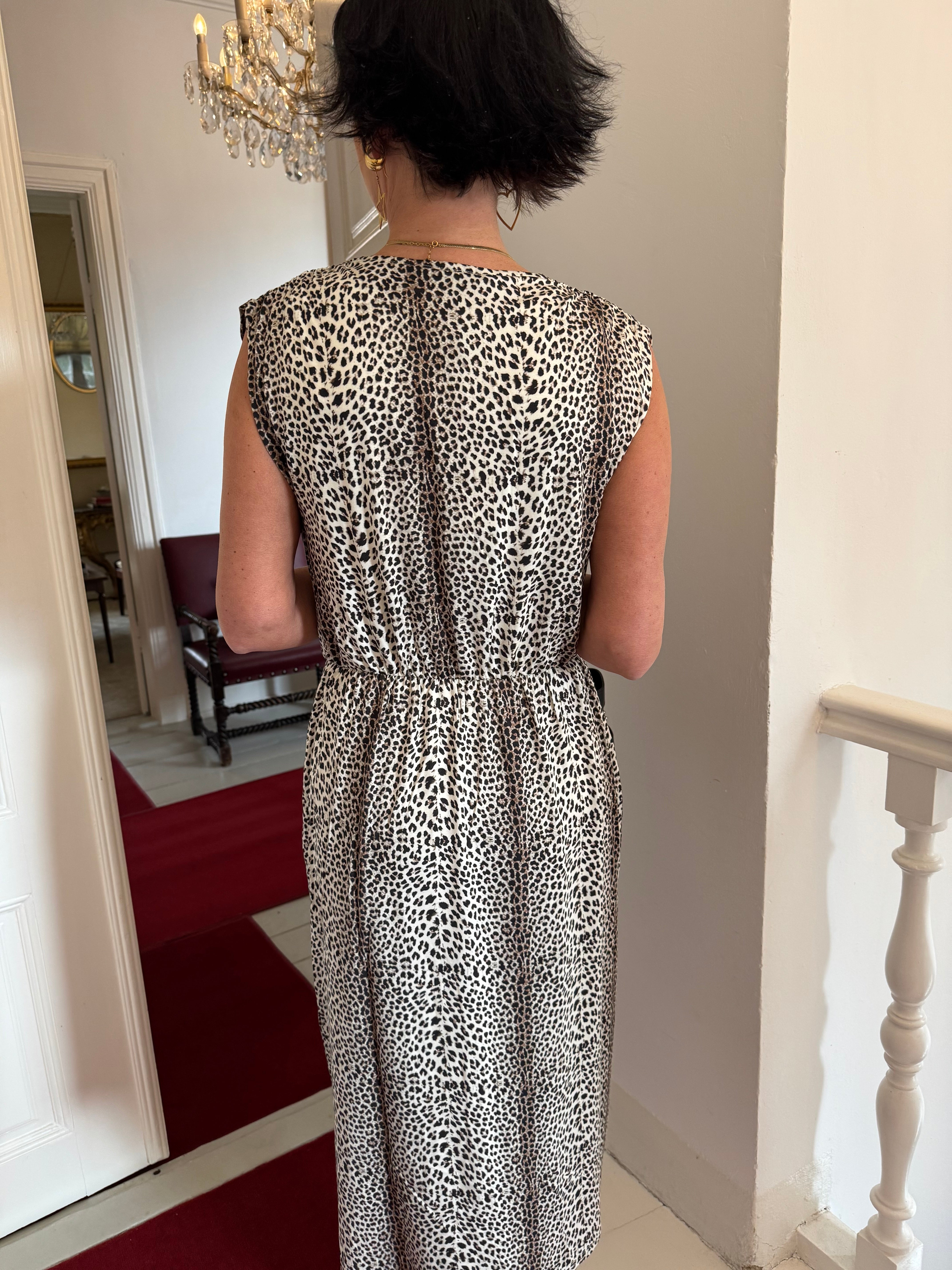 PBO Kjole - Hadi Kjole i Brun Leopard Print