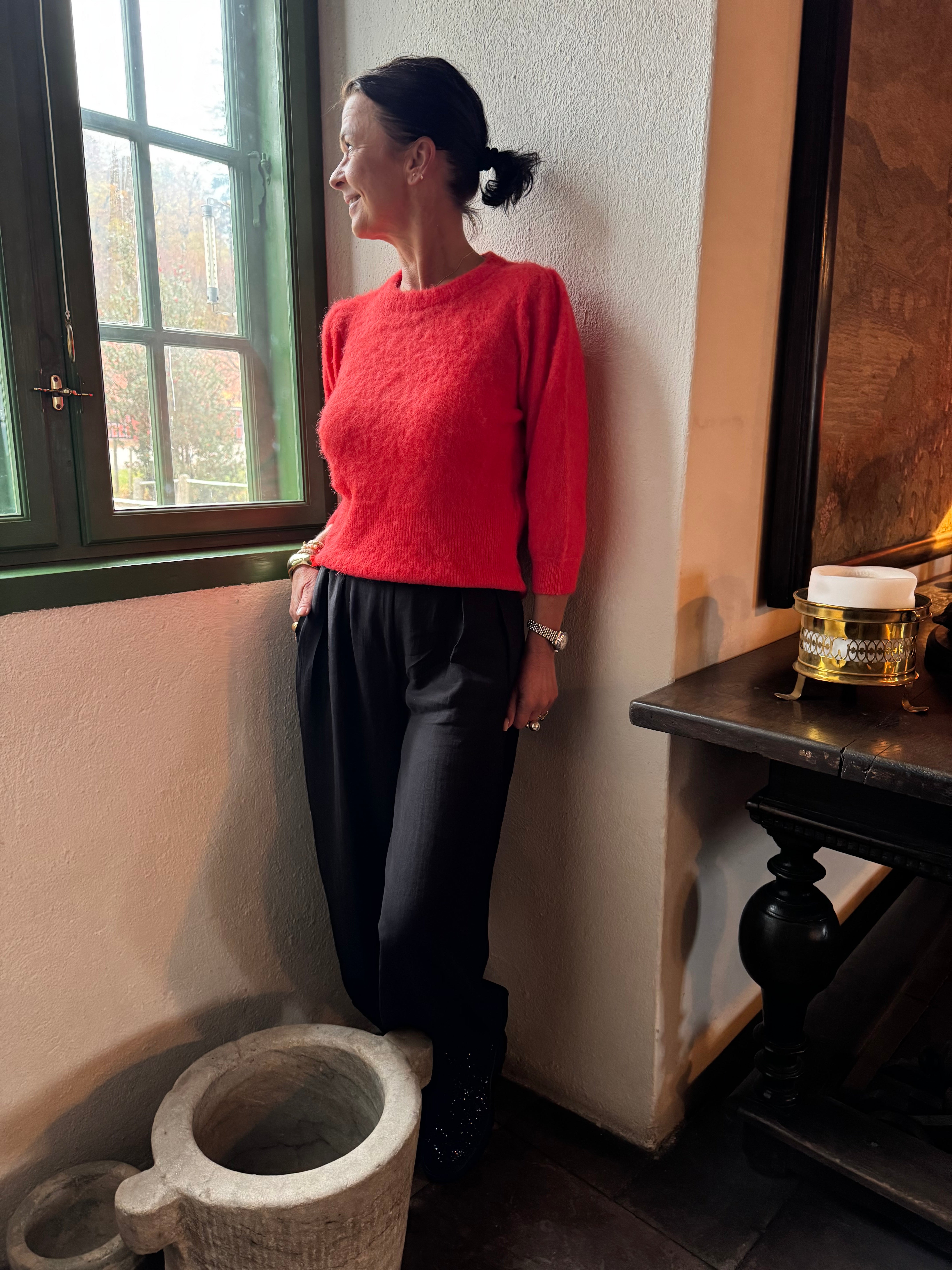 Nümph Strik - NuSuri Brushed SS Strik i Fiery Red