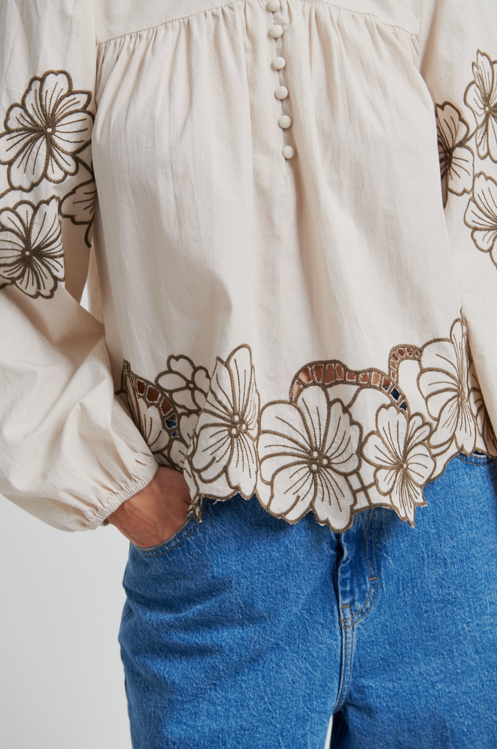 Second Female Skjorte - Elinor Skjorte i Soft Beige