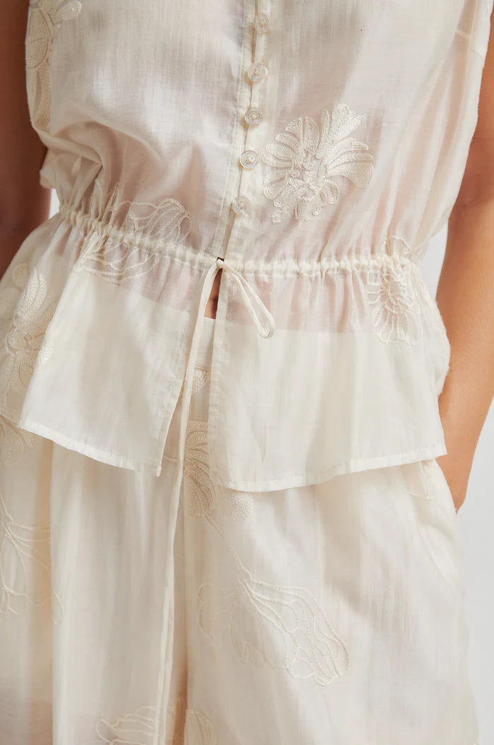 Second Female Top - Vira Top i Soft Beige