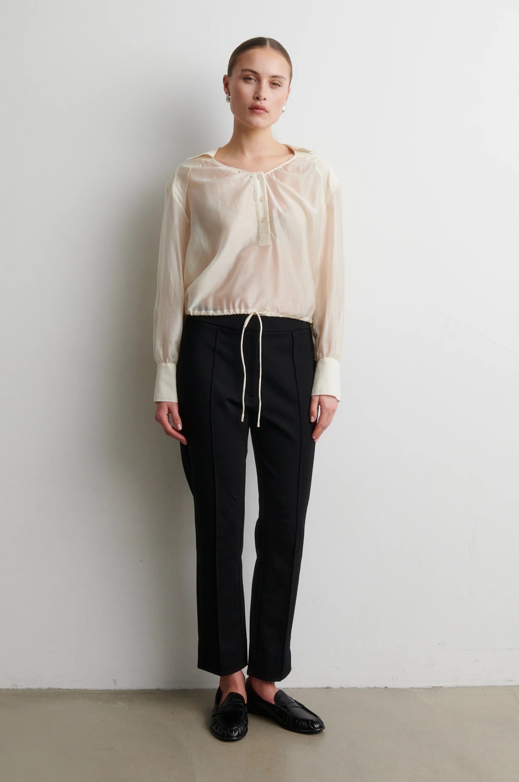 Second Female Bluse - Warne Bluse i Egret