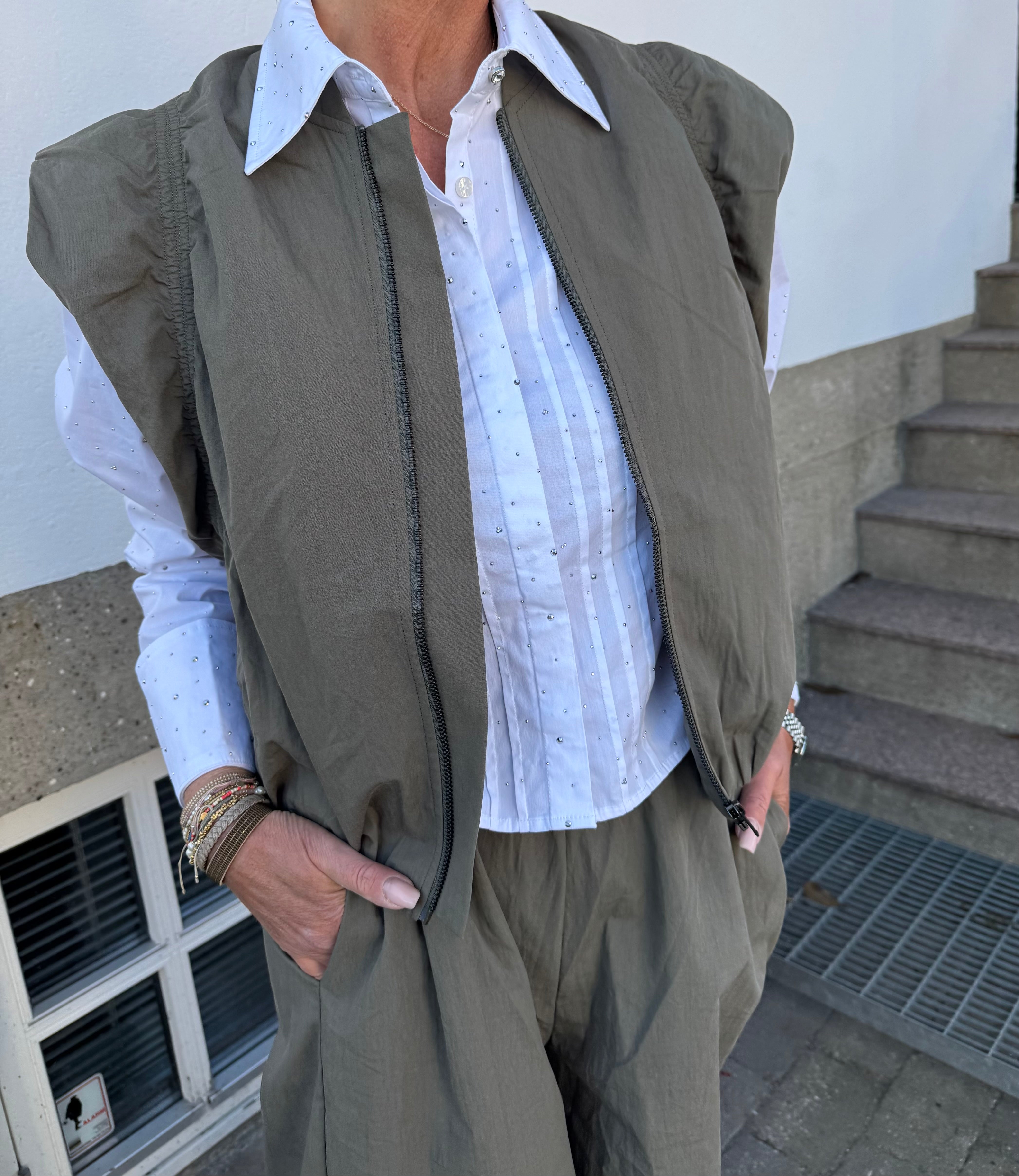 Co´Couture Vest - AcasiaCC Vest i Army