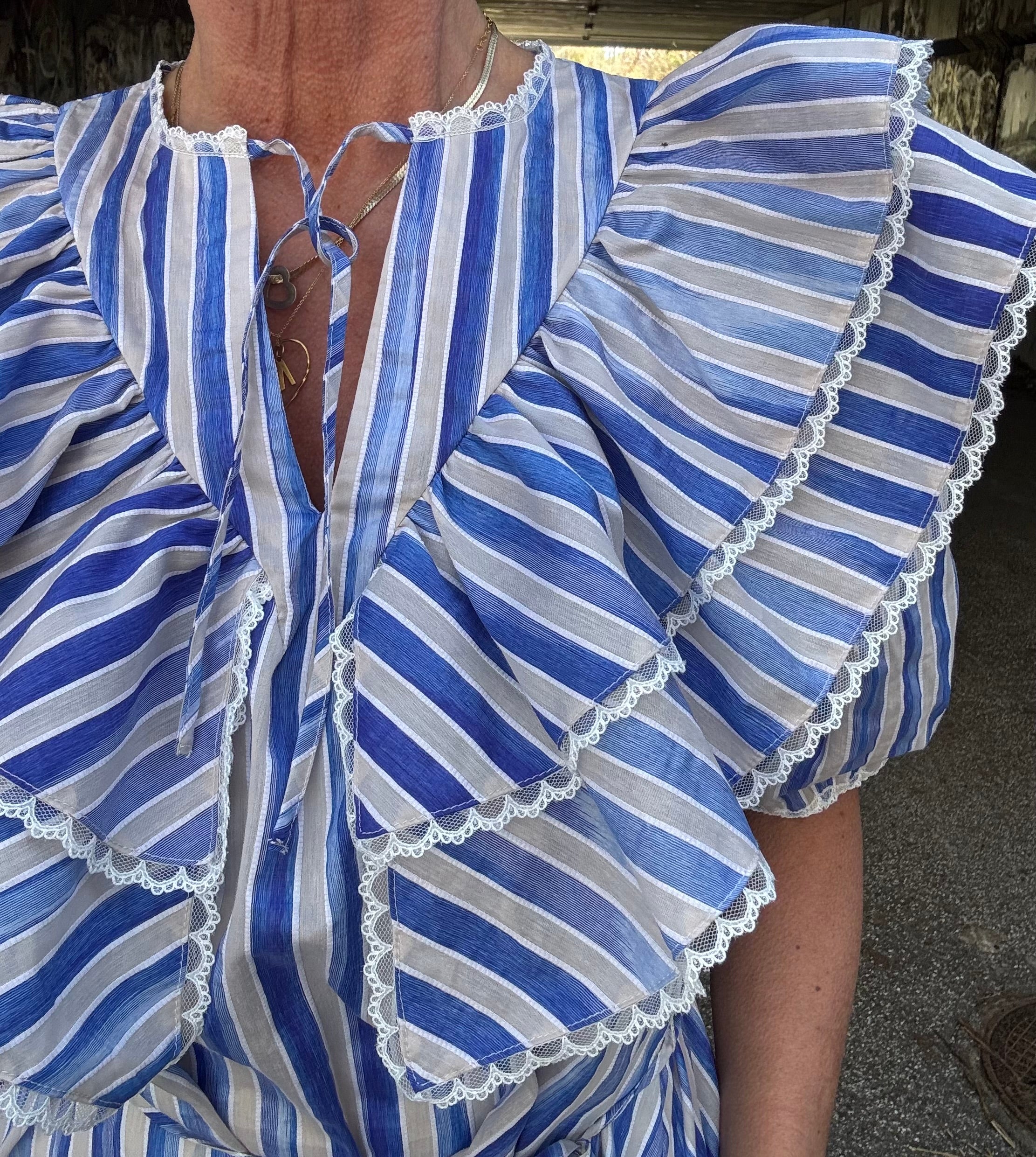 CRÁS Kjole - Sylviscras Kjole i Blue Stripe