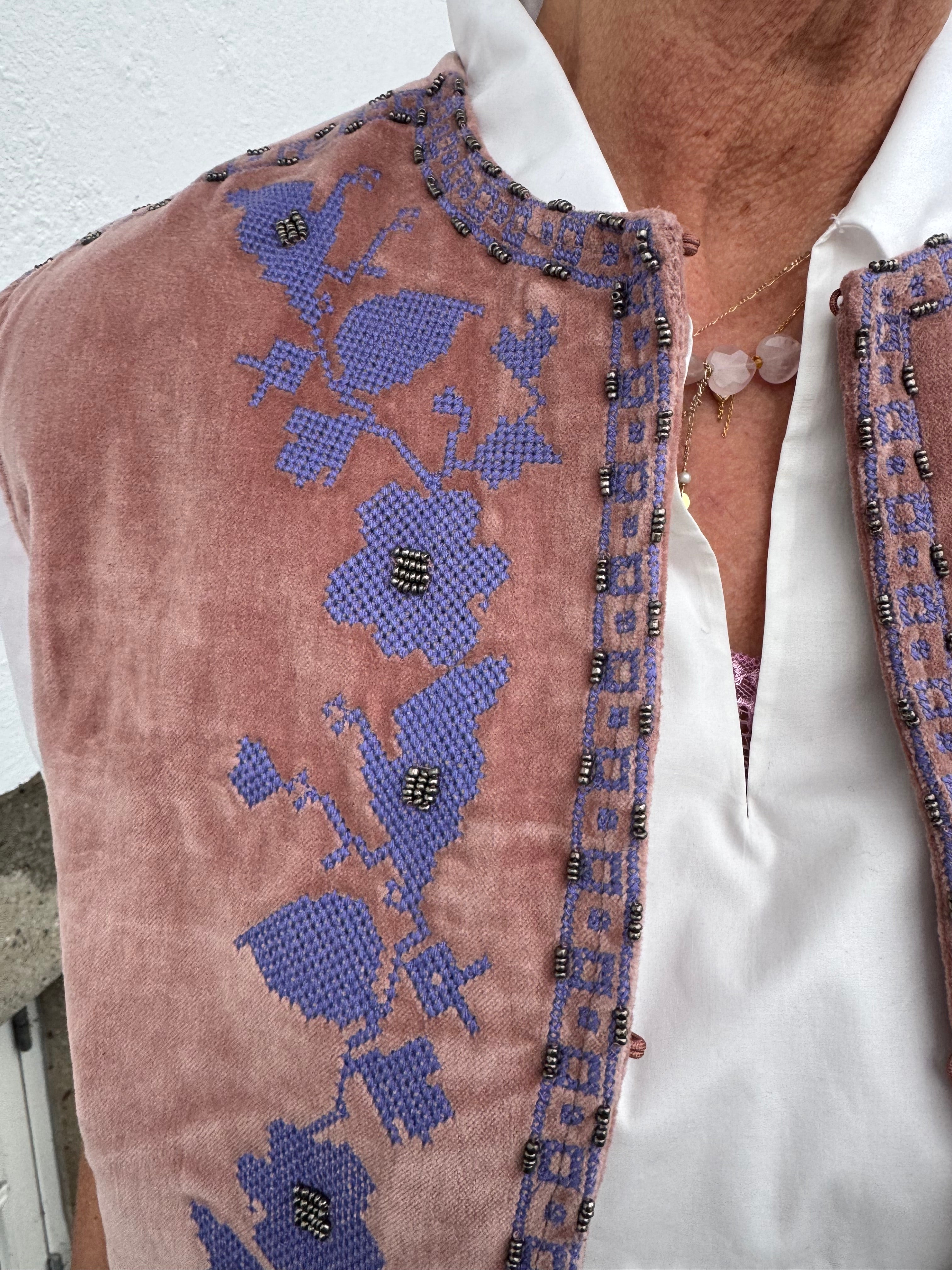 Lollys Laundry Vest - BinLL Vest i Dusty Rose