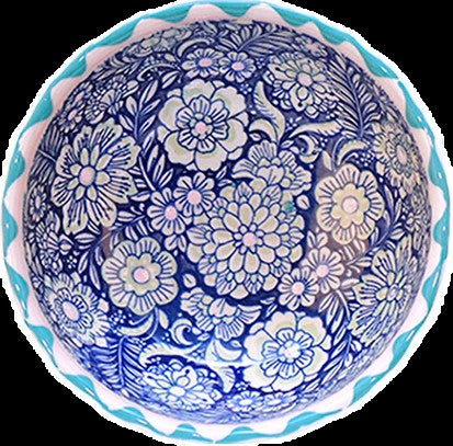 By Spliid Keramik Skål - Florencia Tapas Skål Small i Royal Blue Ø14cm H5cm