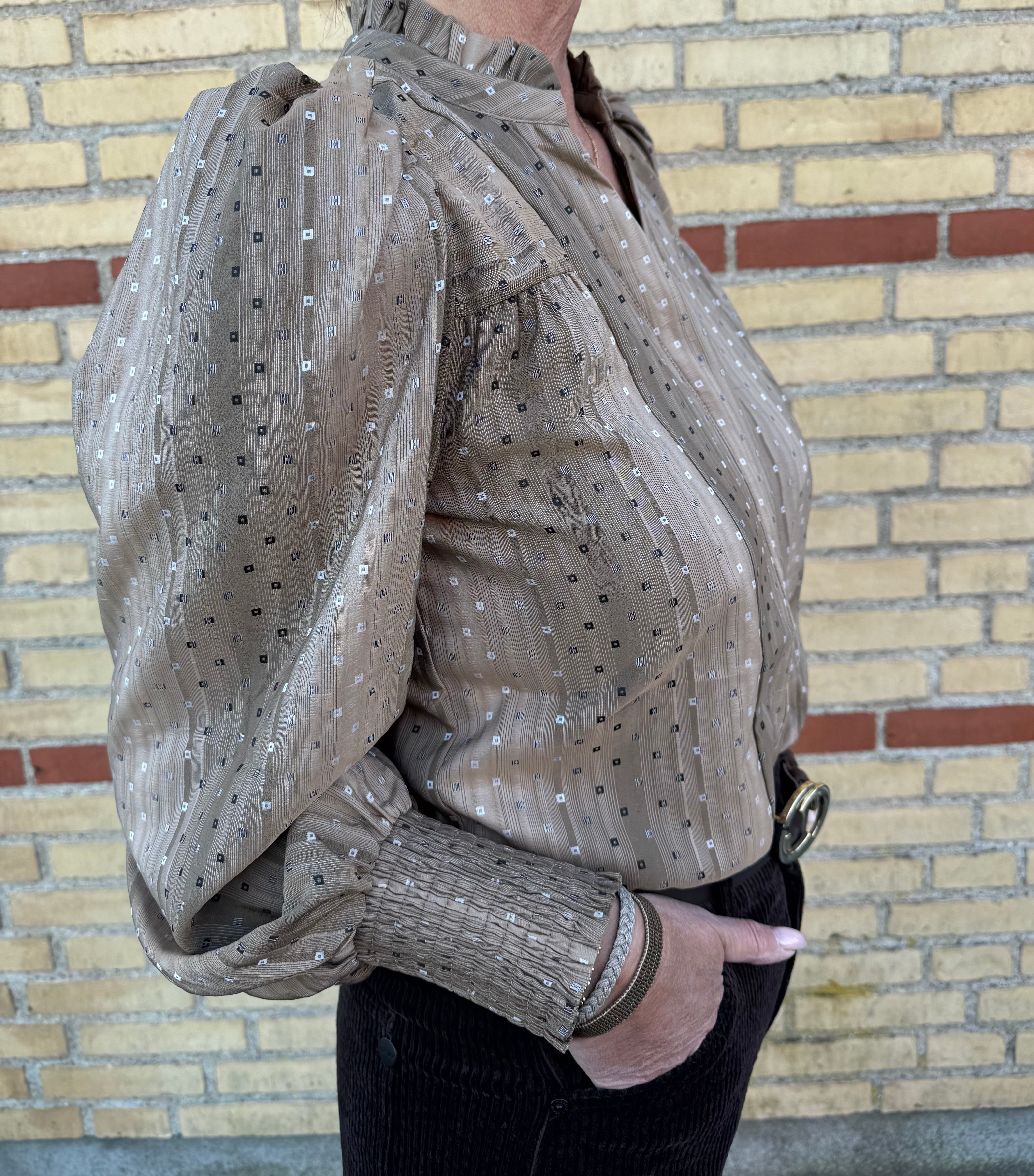 Co´Couture Skjorte - OllyCC Skjorte i Walnut