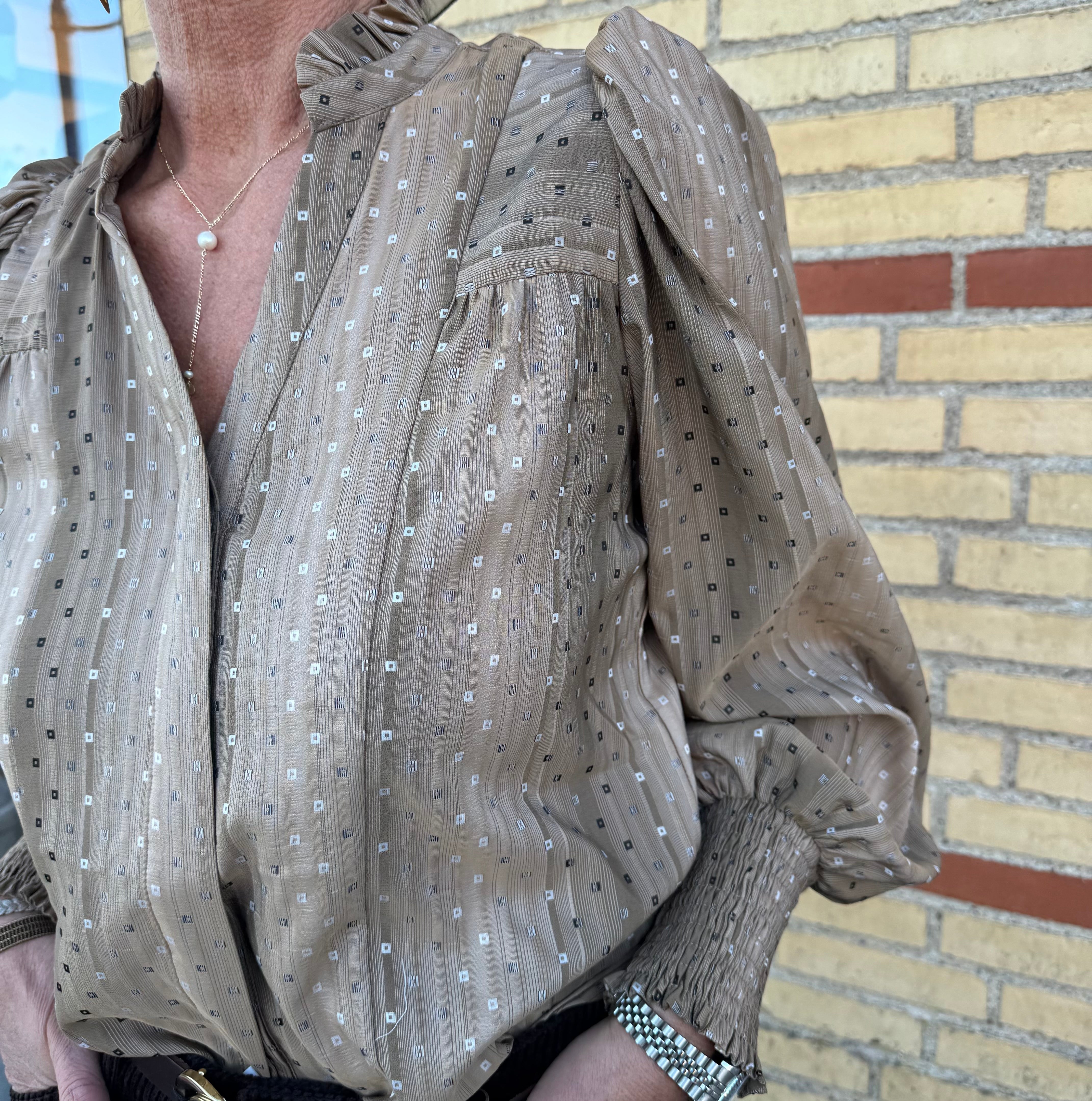 Co´Couture Skjorte - OllyCC Skjorte i Walnut