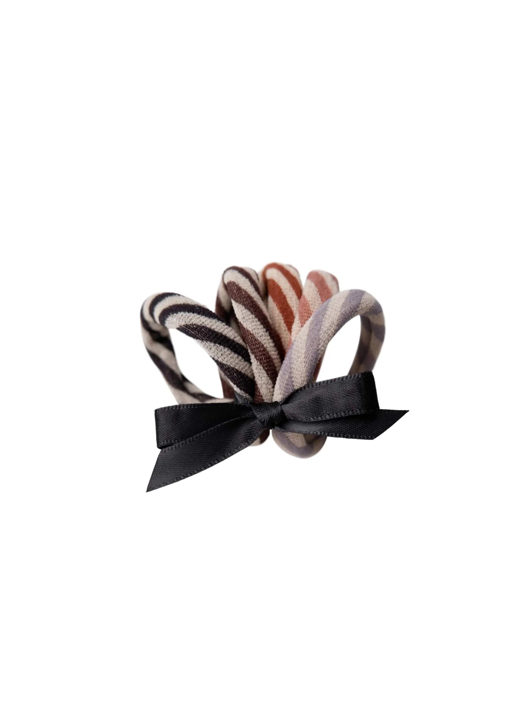 Black Colour Elastikker - BCPax Elastikker, Sæt af 5 Med Striber