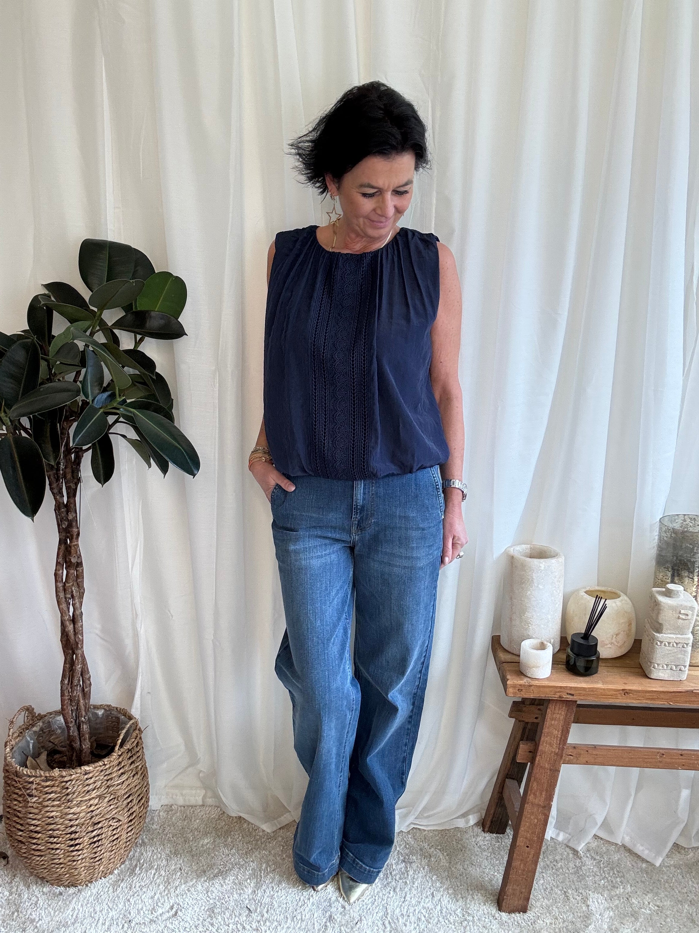 Gossia Top - SabbyGO Jo Top i Navy