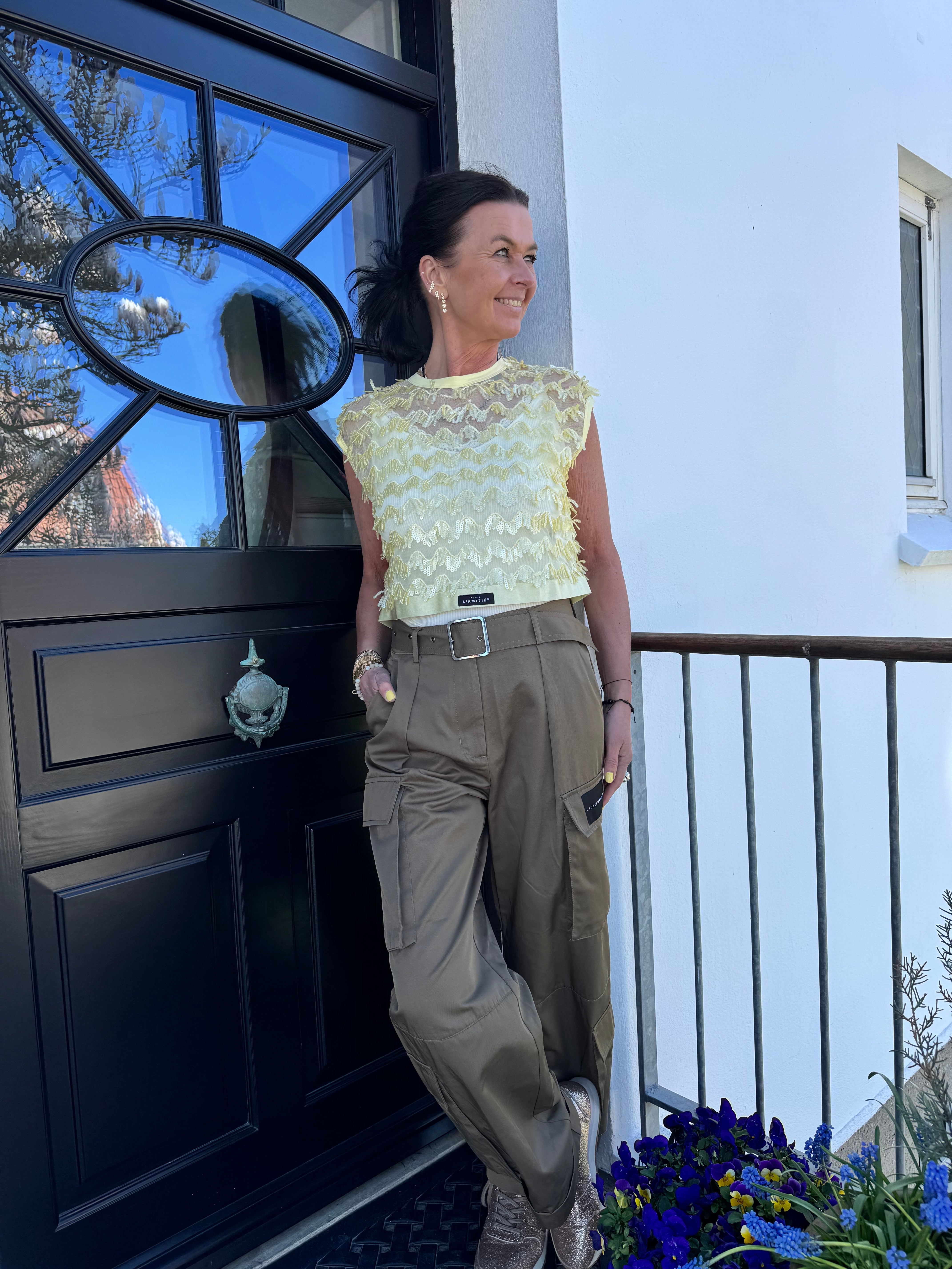 Haute L´amitié Top - Limone Crop top i Pale Yellow